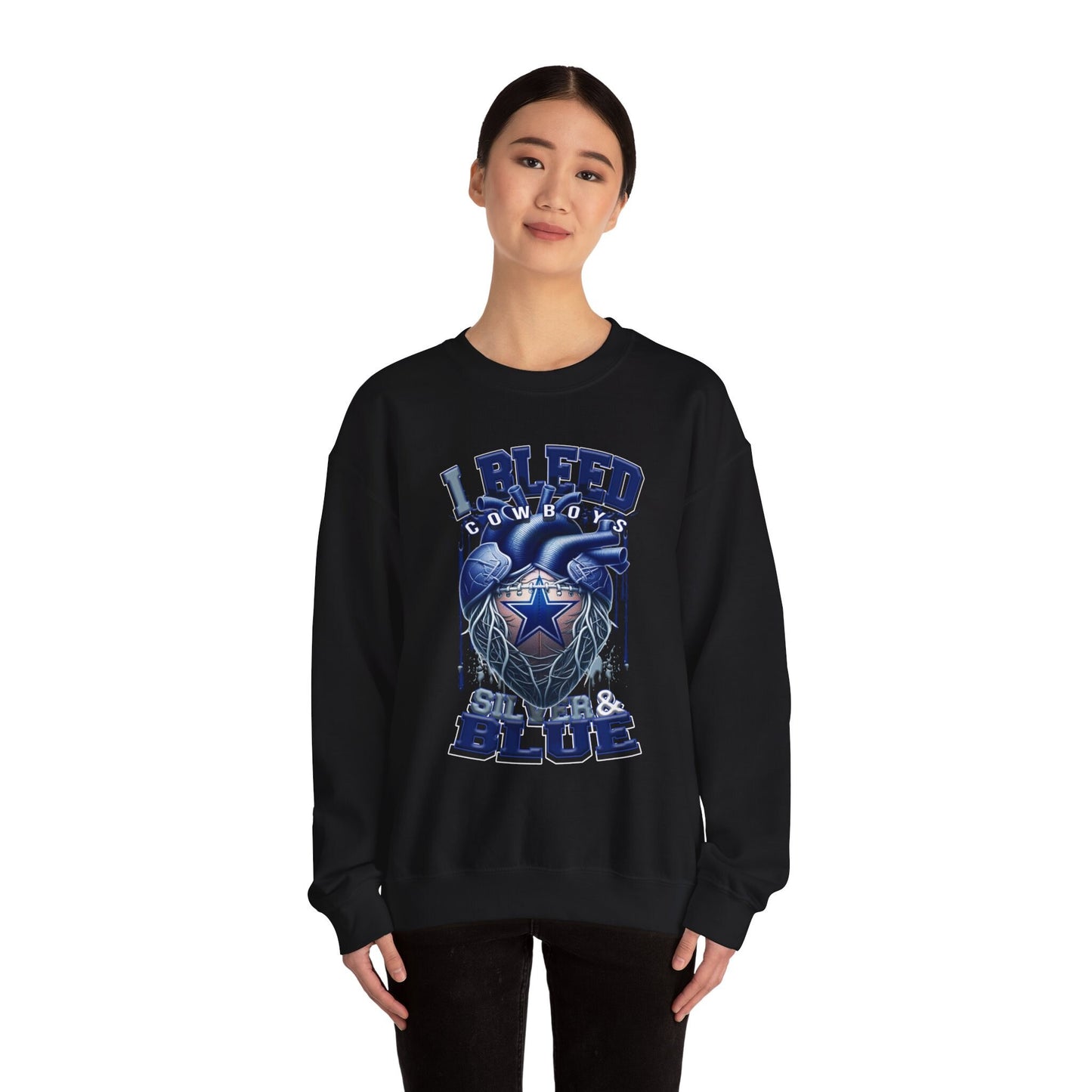 Dallas Cowboys Inspired Heavy Blend™ Crewneck Sweatshirt
