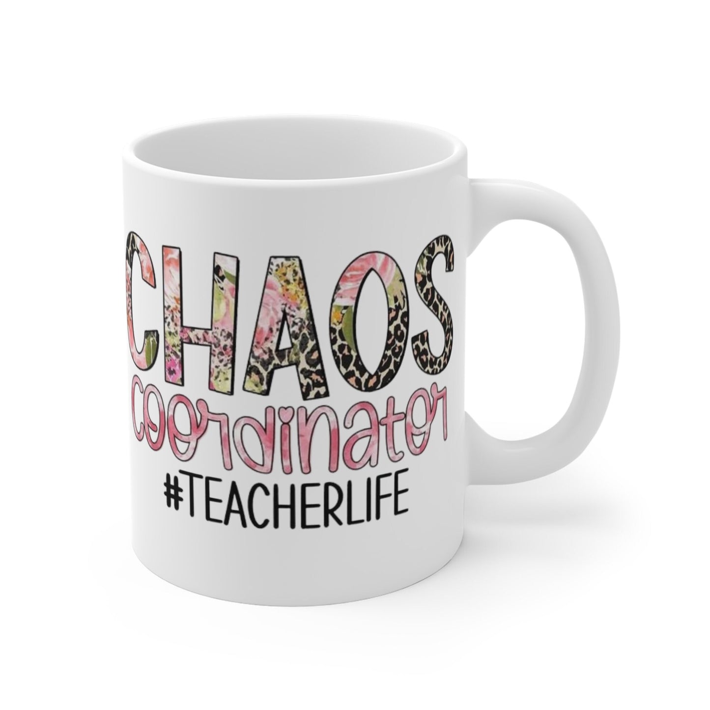 teacher Mug, Funny Quote Coffee Mug - Unique Gift Idea, 11oz Ceramic Cup, Sarcastic Humor Teacup, Office Desk Decor, Novelty Quote Mug
