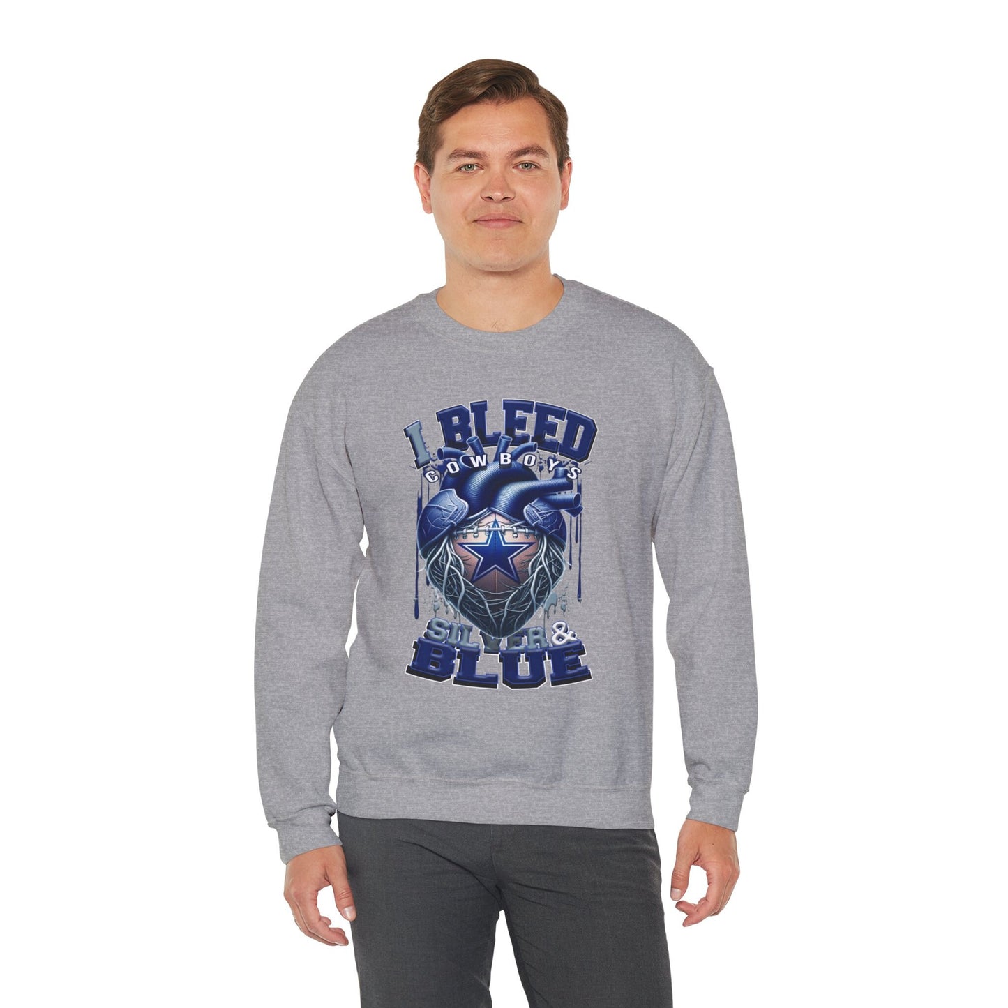 Dallas Cowboys Inspired Heavy Blend™ Crewneck Sweatshirt