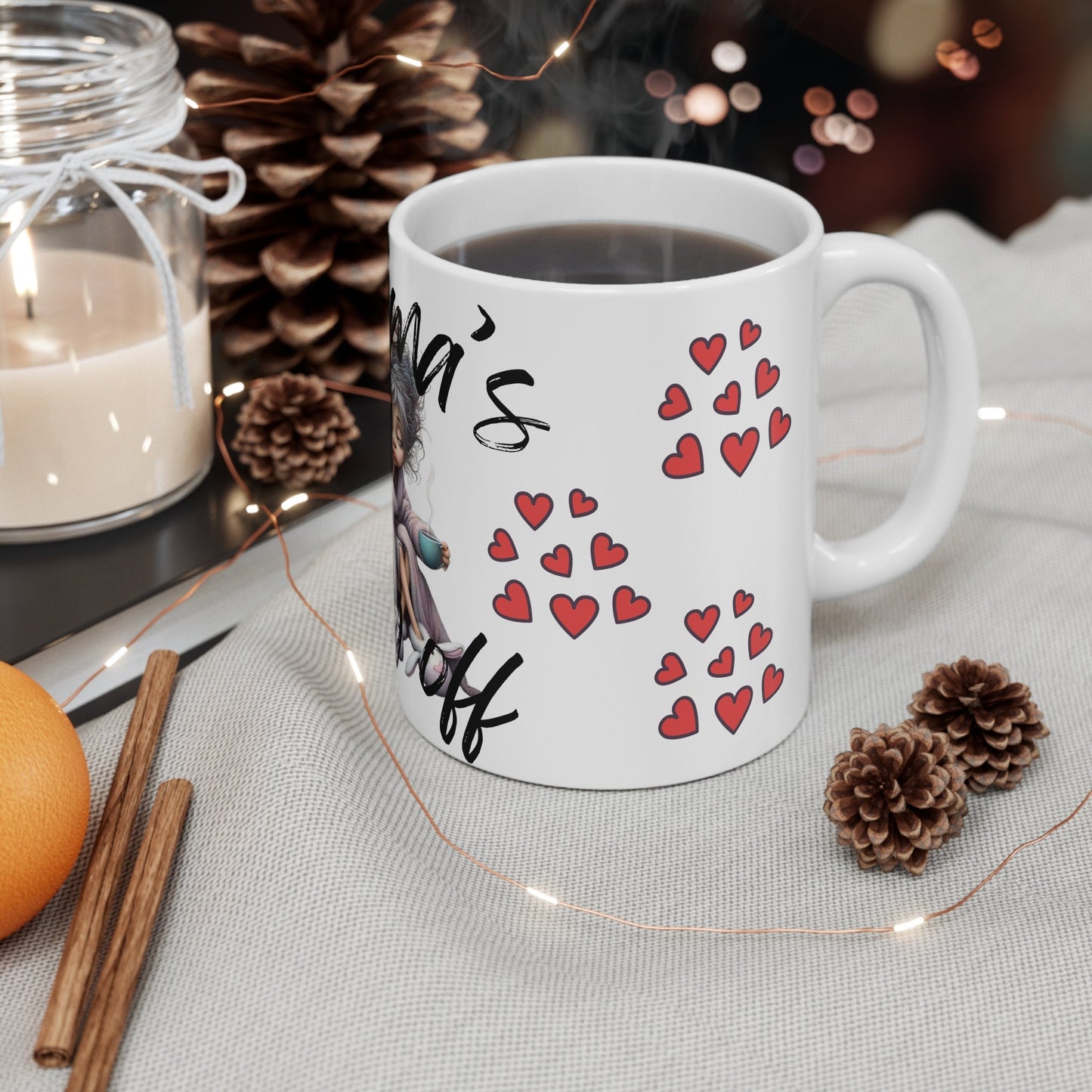 my day off, Funny Quote Coffee Mug - Unique Gift Idea, 11oz Ceramic Cup, Sarcastic Humor Teacup, Office Desk Decor, Novelty Quote Mug