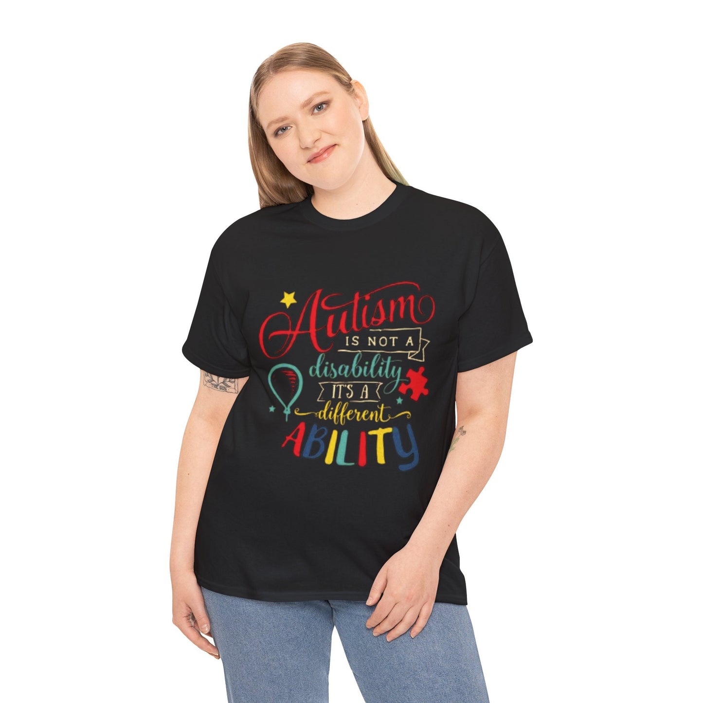 Autism Support Tee, Support Autism Research, Mom, Daughter, Son family member and friends with Autism