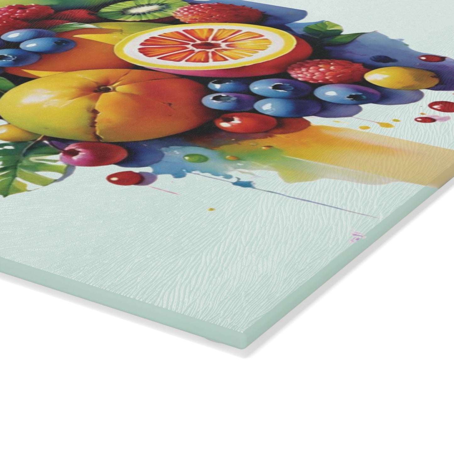 Delicious Fruit board art style Glass Cutting Board