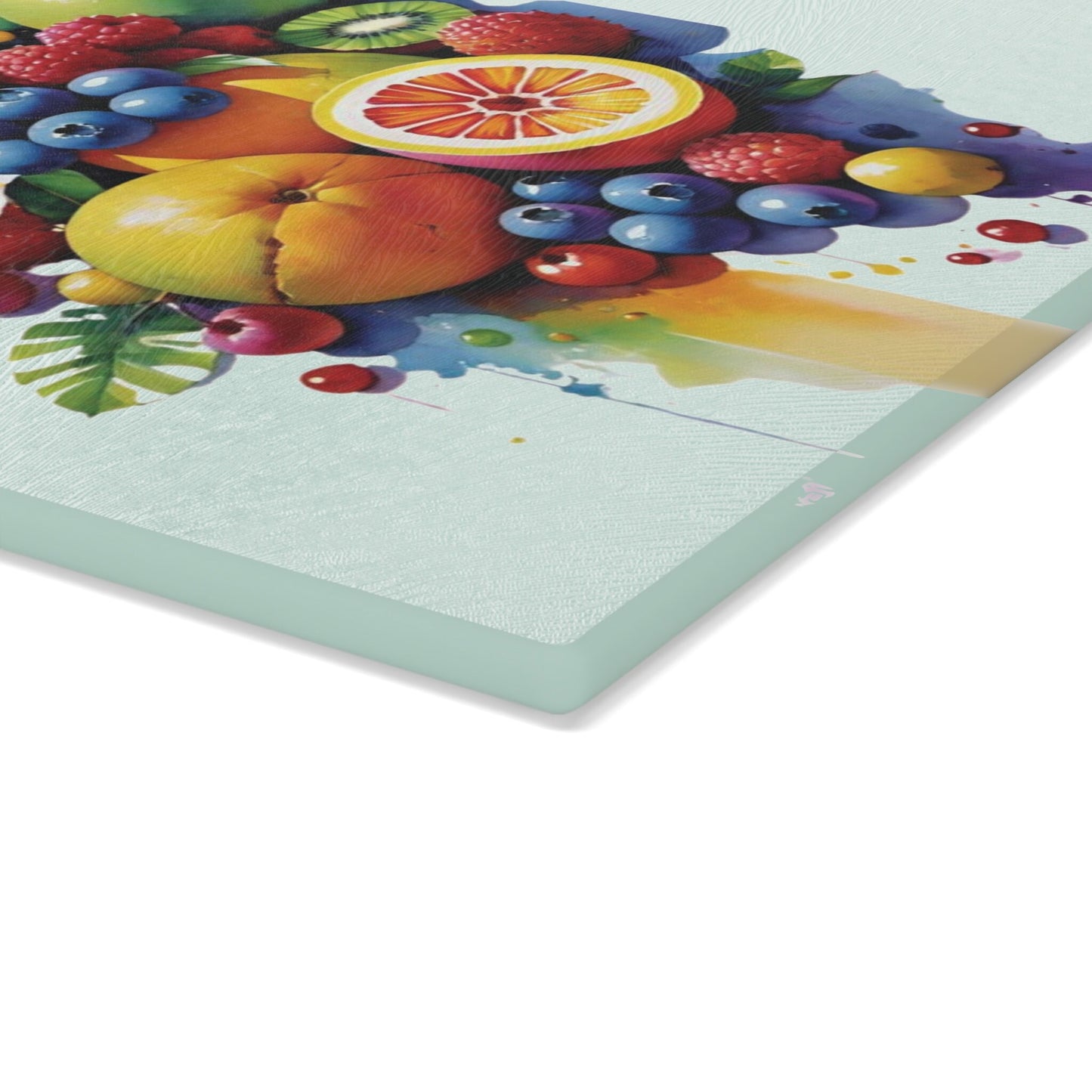 Delicious Fruit board art style Glass Cutting Board