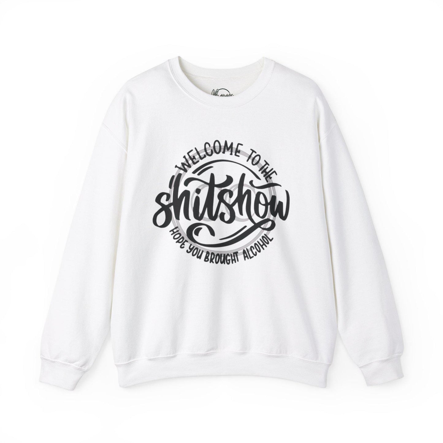 Trending Welcome to the shit show, you have no idea Unisex Heavy Blend™ Crewneck Sweatshirt