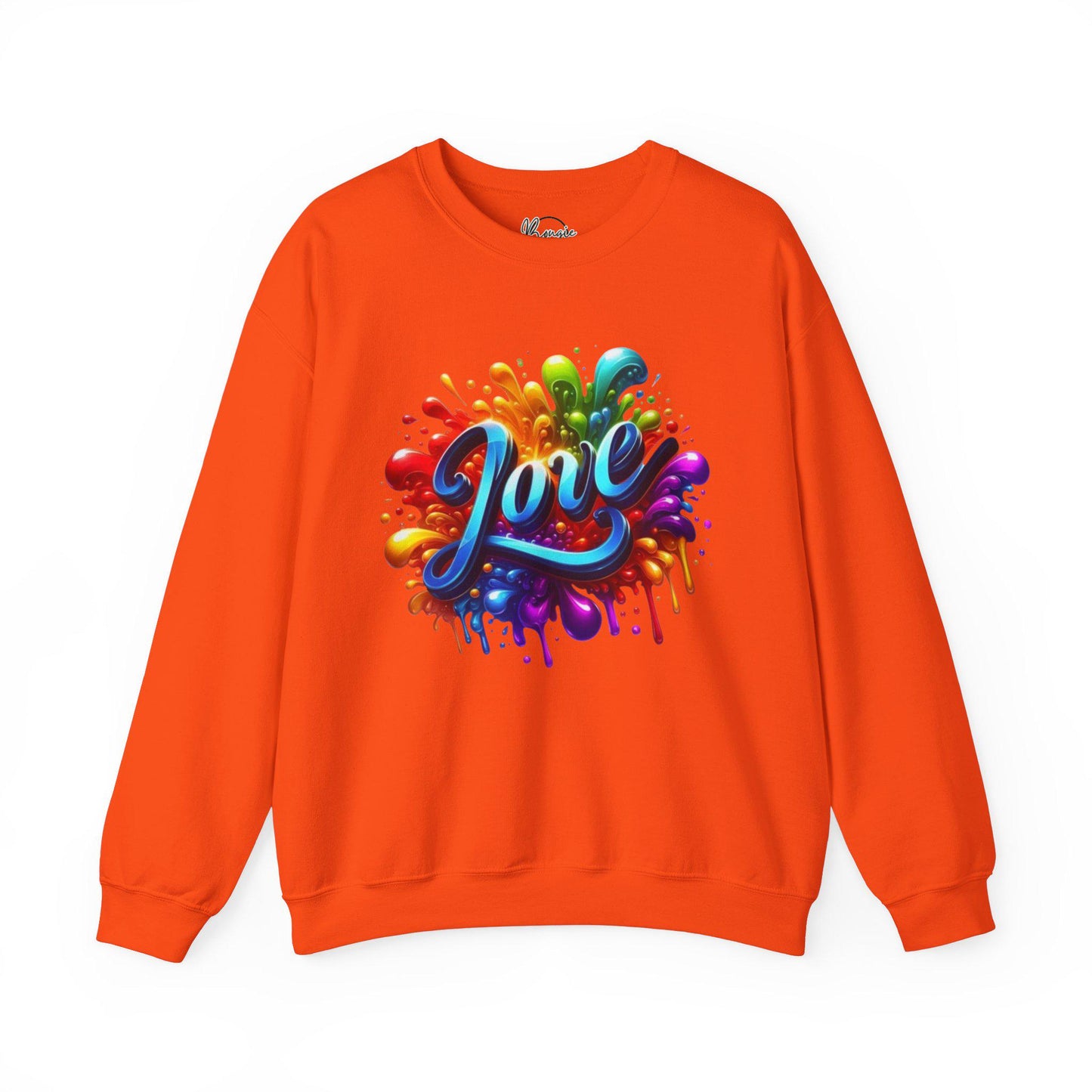 Love In Graphiti style Unisex Heavy Blend™ Crewneck Sweatshirt