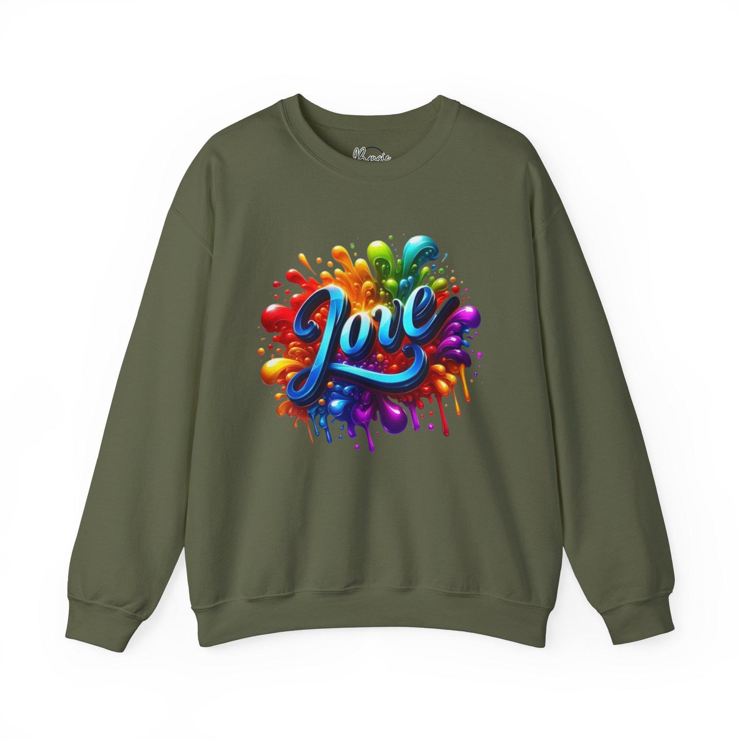Love In Graphiti style Unisex Heavy Blend™ Crewneck Sweatshirt