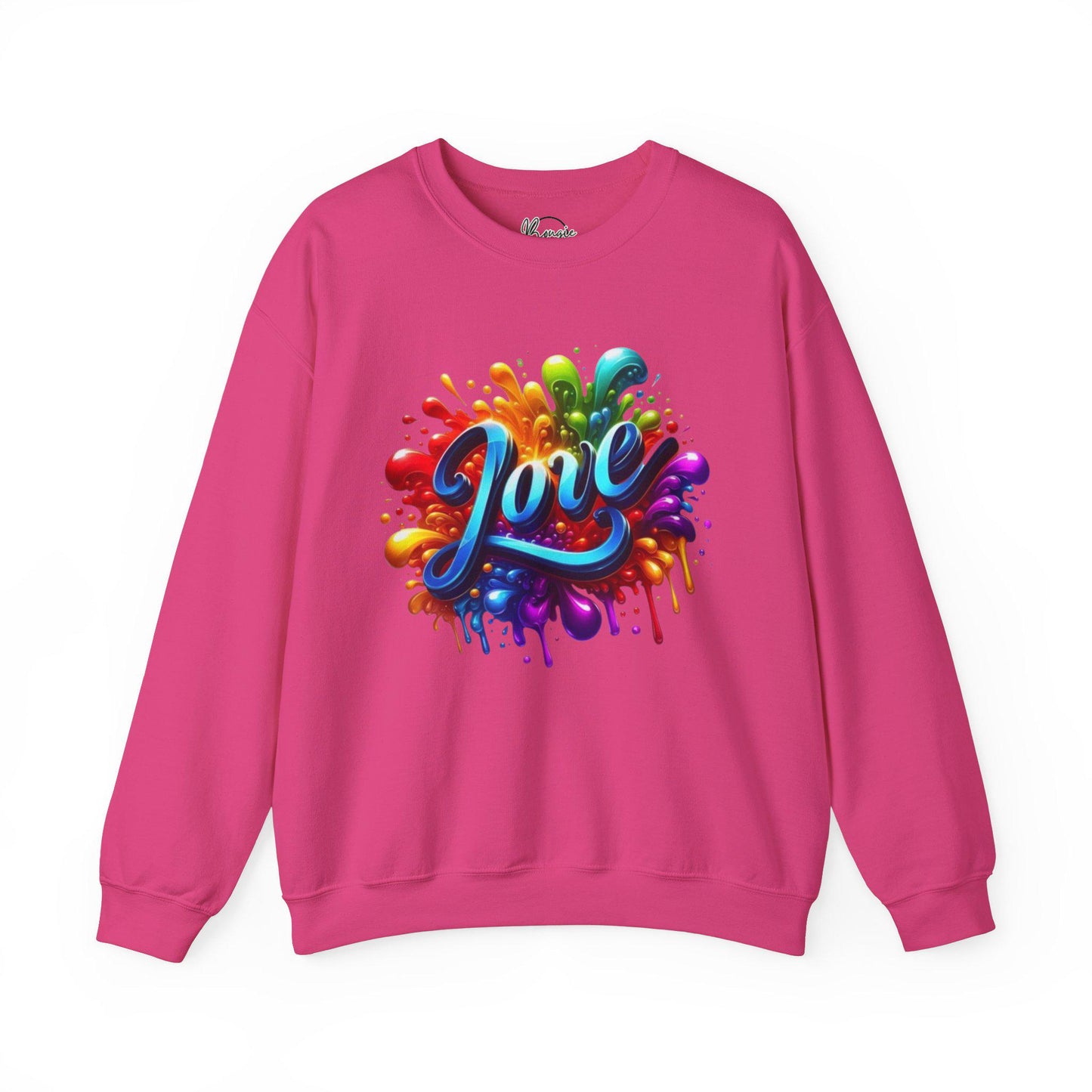 Love In Graphiti style Unisex Heavy Blend™ Crewneck Sweatshirt