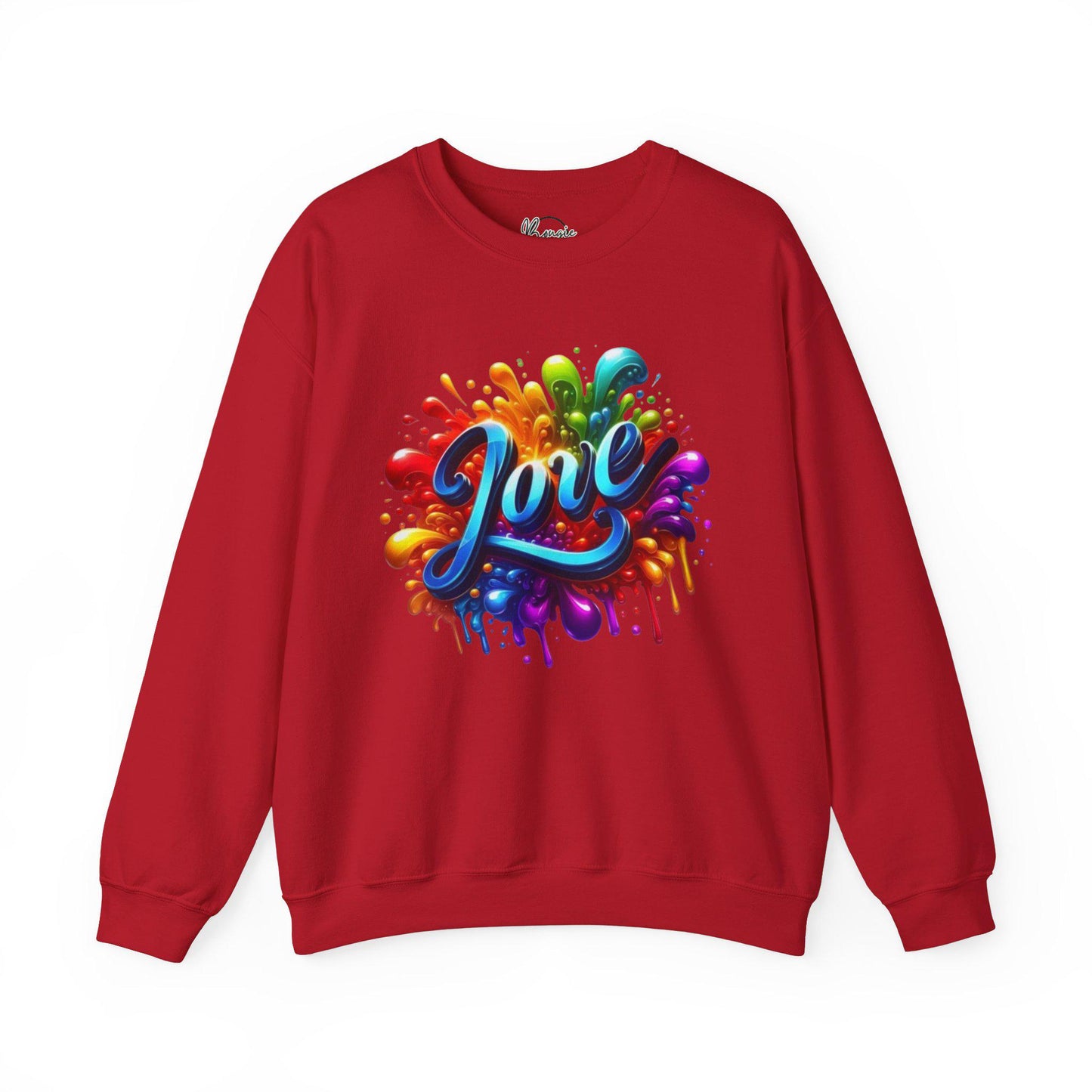 Love In Graphiti style Unisex Heavy Blend™ Crewneck Sweatshirt