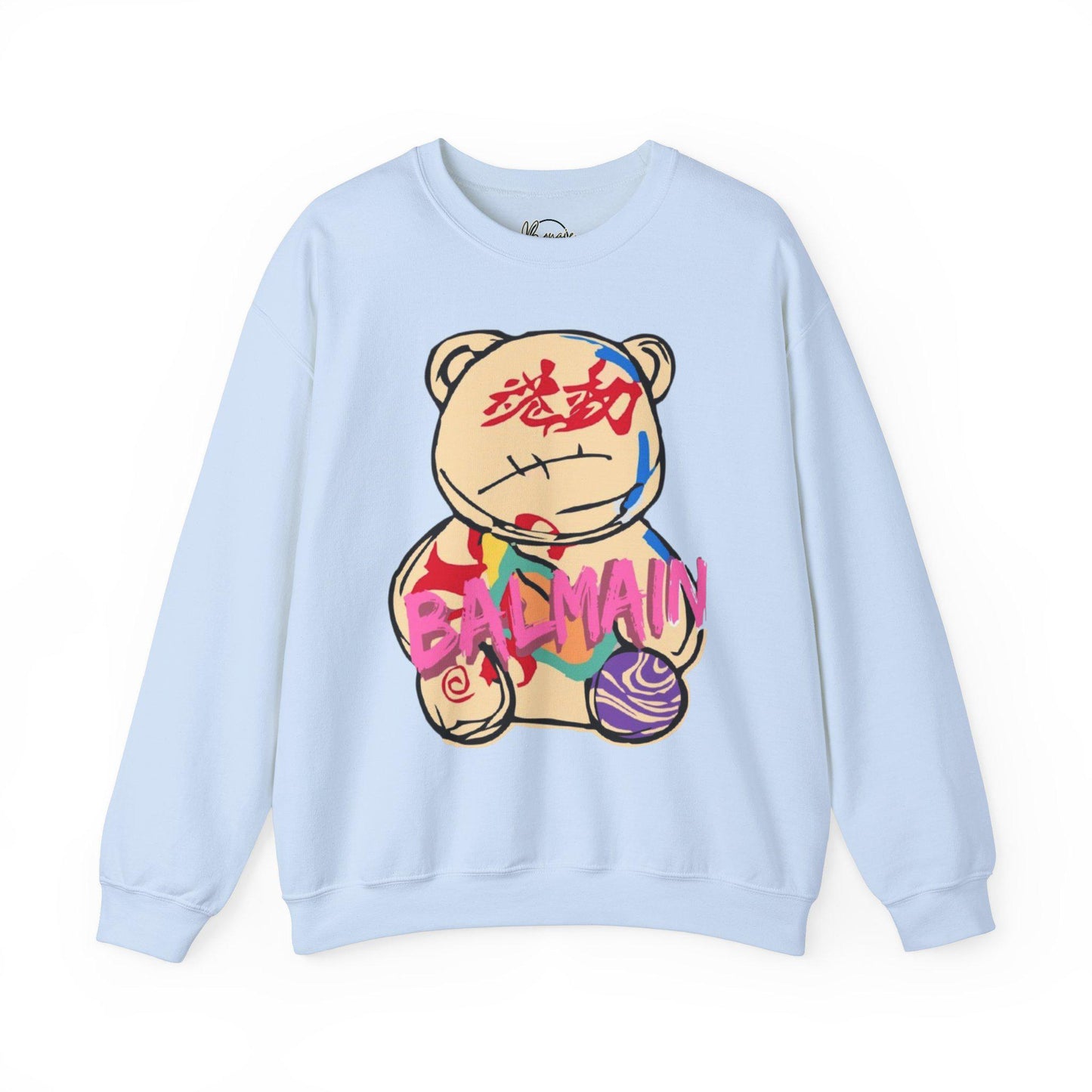 Balmain inspired Unisex Heavy Blend™ Crewneck Sweatshirt free shipping