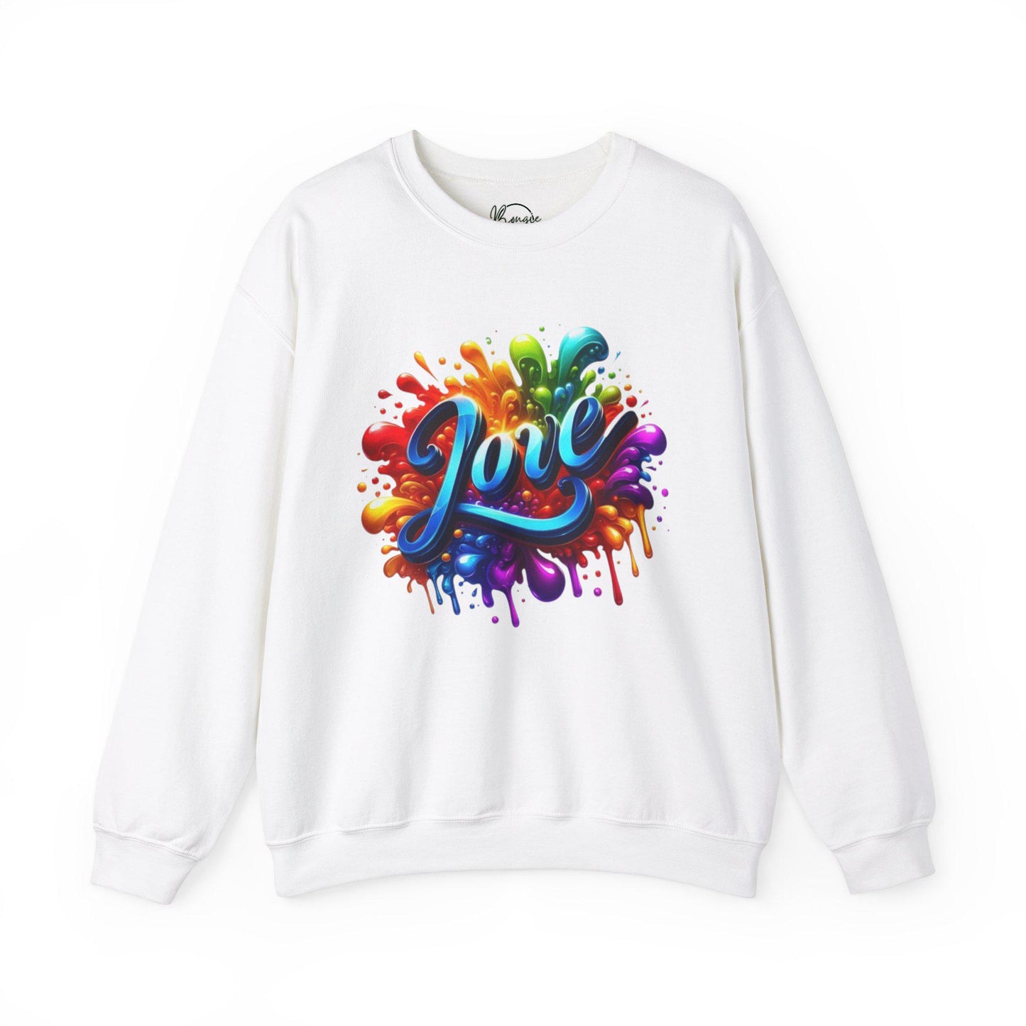 Love In Graphiti style Unisex Heavy Blend™ Crewneck Sweatshirt