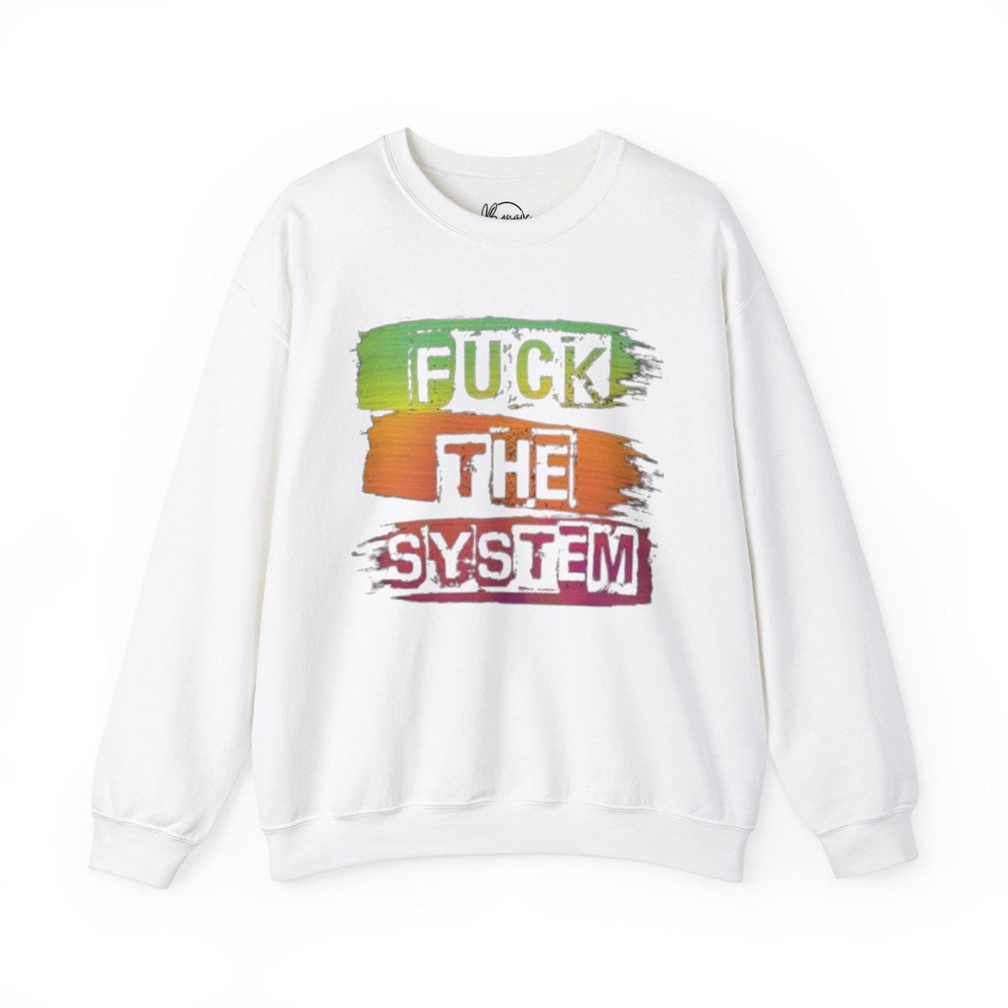 EFF the System Funny Unisex Heavy Blend™ Crewneck Sweatshirt