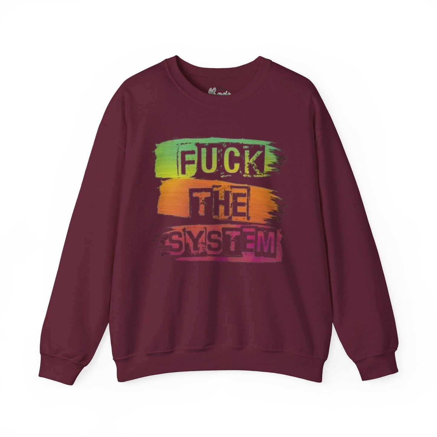 EFF the System Funny Unisex Heavy Blend™ Crewneck Sweatshirt