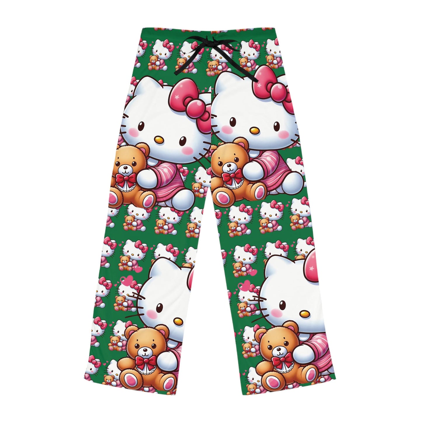very cute hello kitty Women's Pajama Pants (AOP)