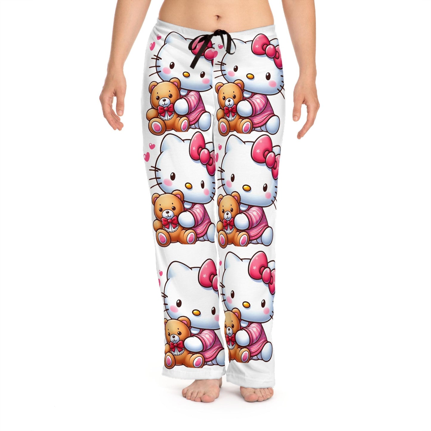 Warm and comfy Hello kitty Women's Pajama Pants (AOP)