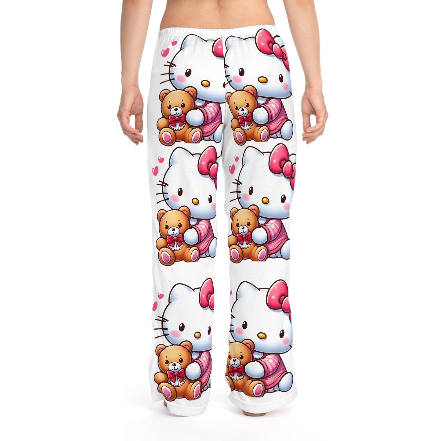 Warm and comfy Hello kitty Women's Pajama Pants (AOP)