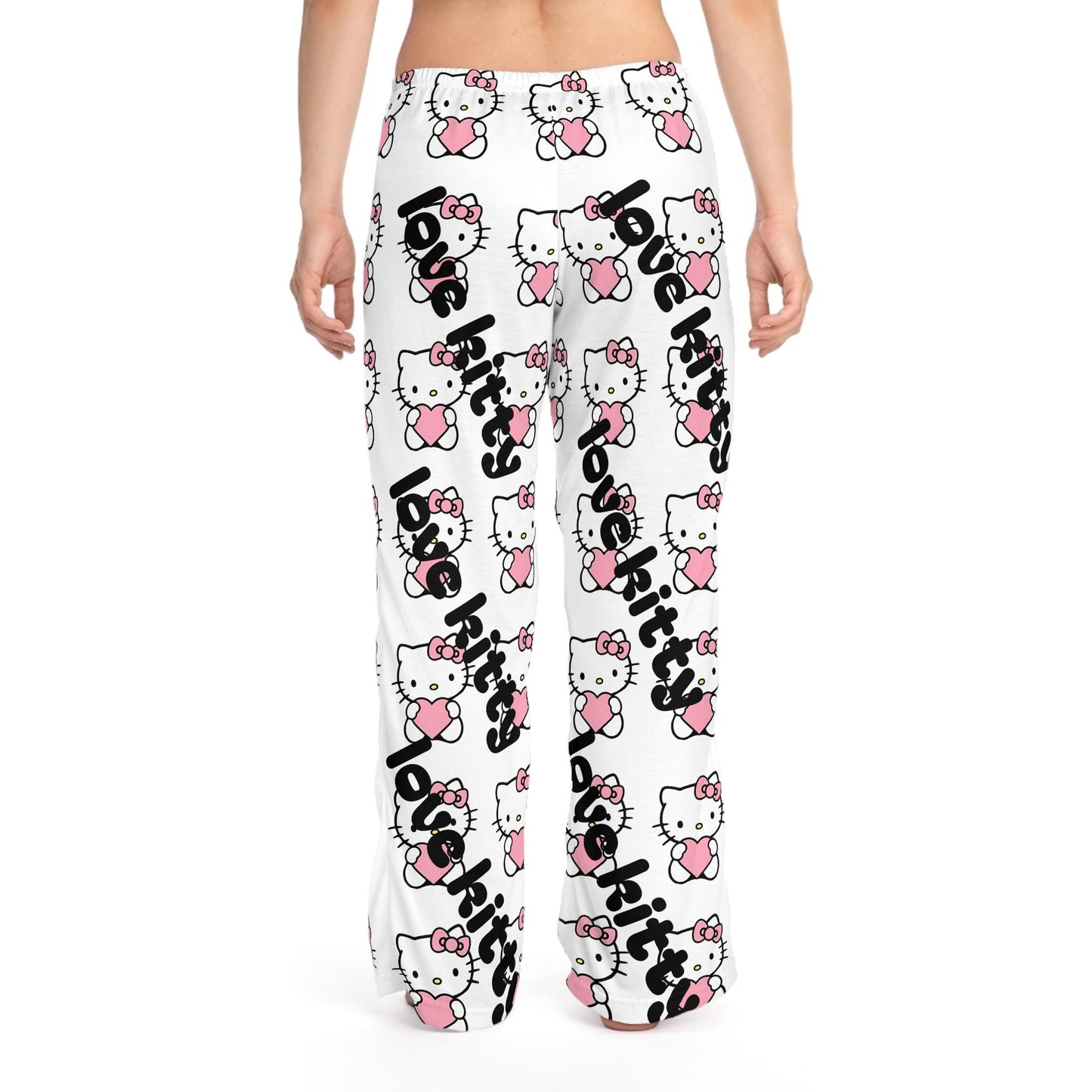 love kitty Women's Pajama Pants (AOP)