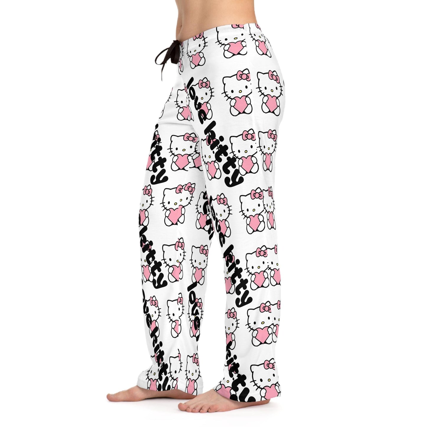 love kitty Women's Pajama Pants (AOP)