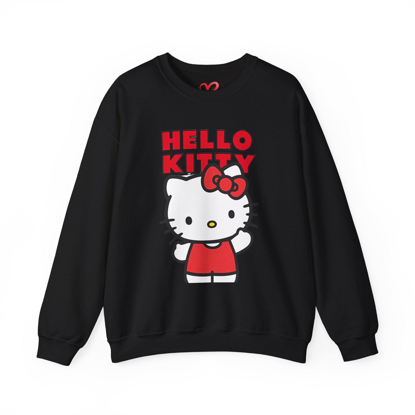 Santa's hello kitty Unisex Heavy Blend™ Crewneck Sweatshirt