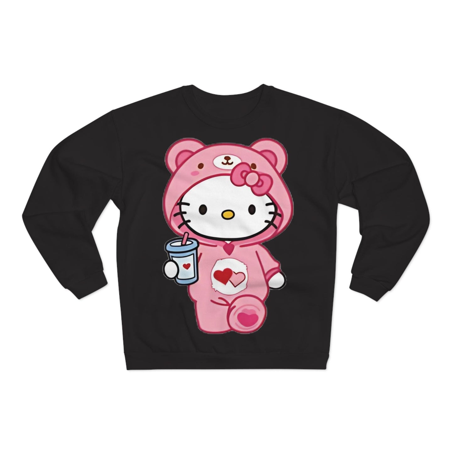 warm and comfy hello kitty Unisex Crew Neck Sweatshirt (EU)