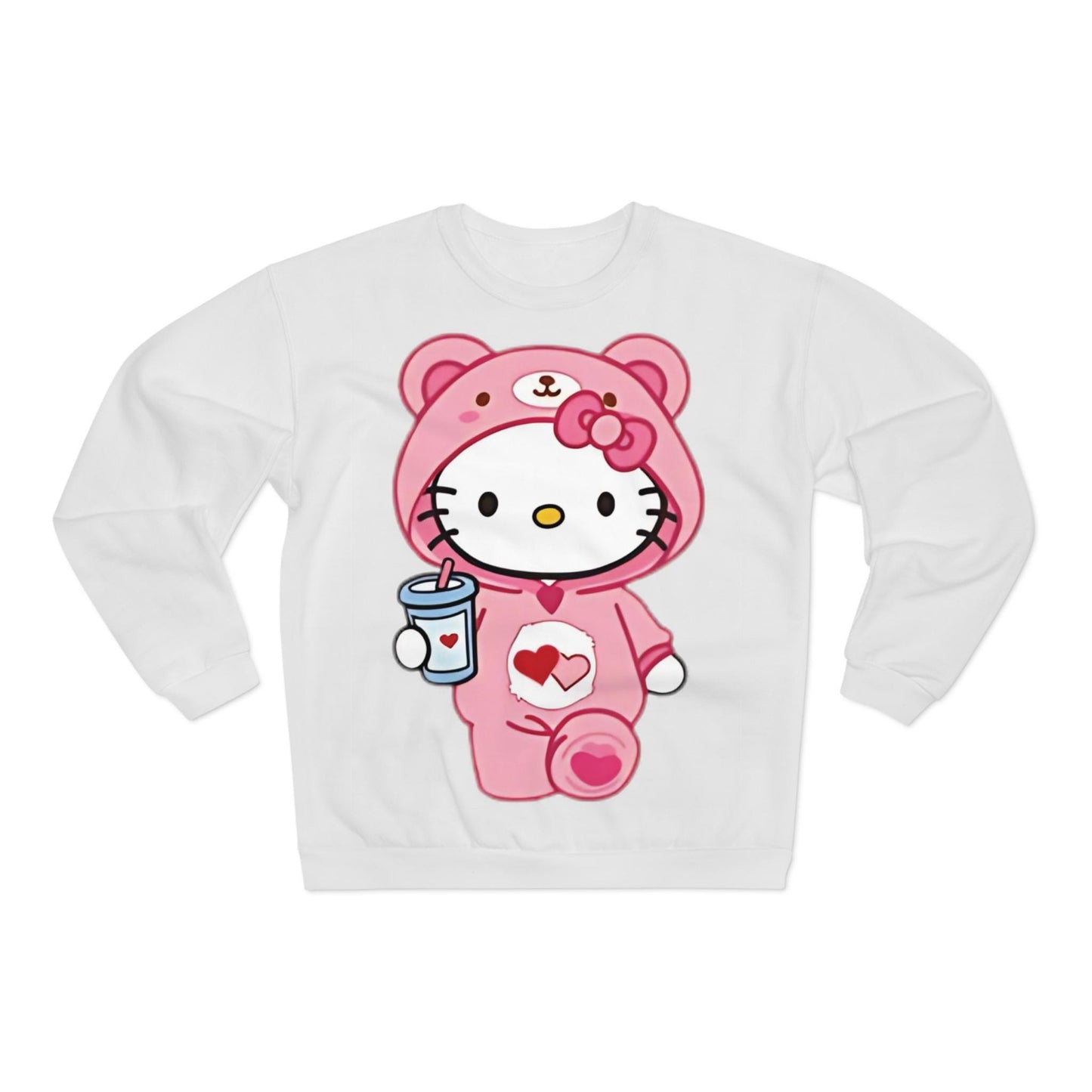 warm and comfy hello kitty Unisex Crew Neck Sweatshirt (EU)