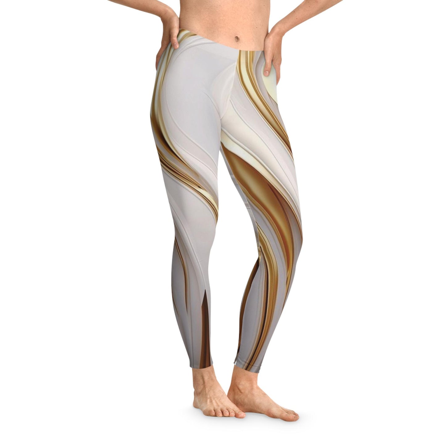 Coquettish style Stretchy Leggings (AOP)