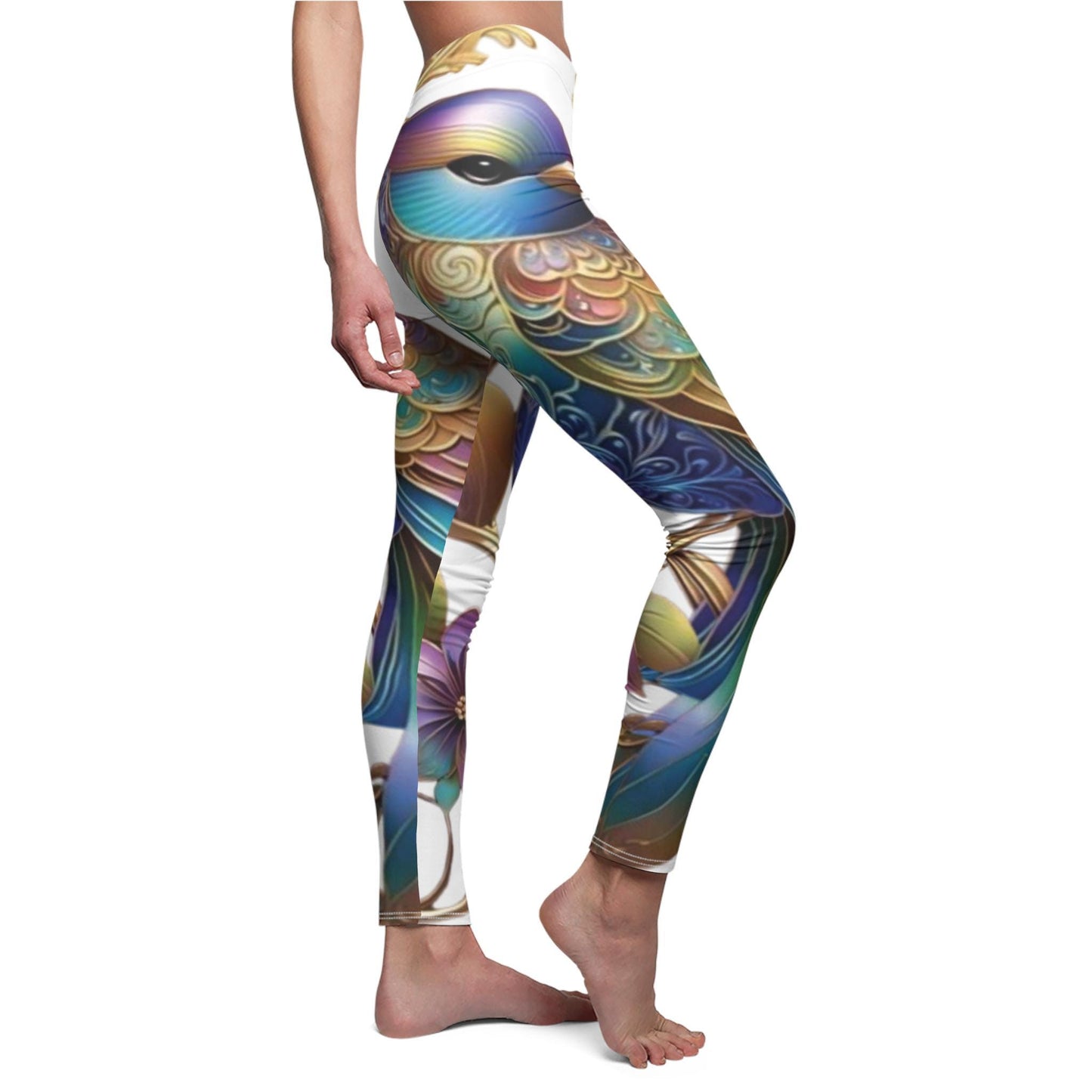 very Demure Women's Cut & Sew Casual Leggings (AOP)