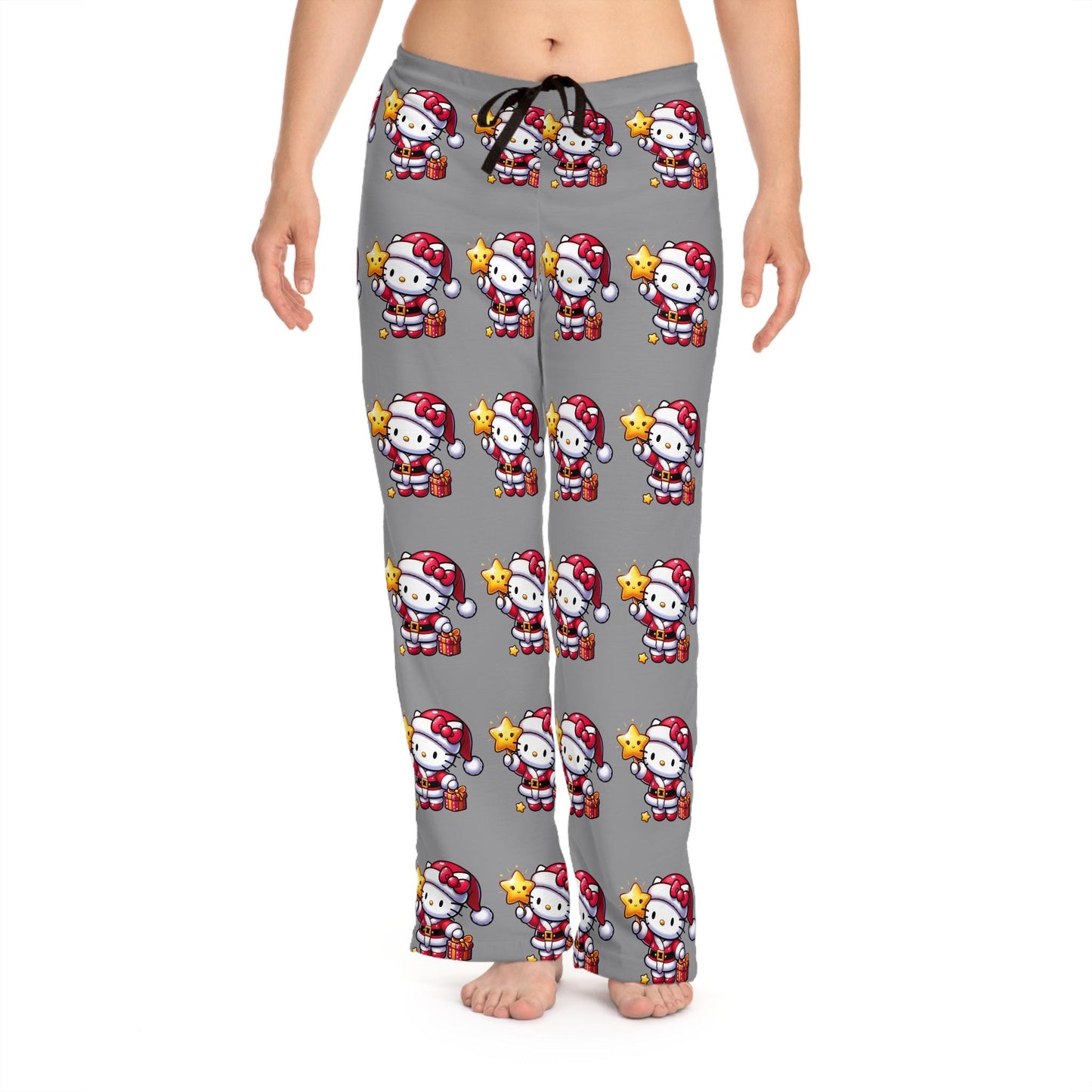 hello kitty Xmas pants for Women's Pajama Pants (AOP)