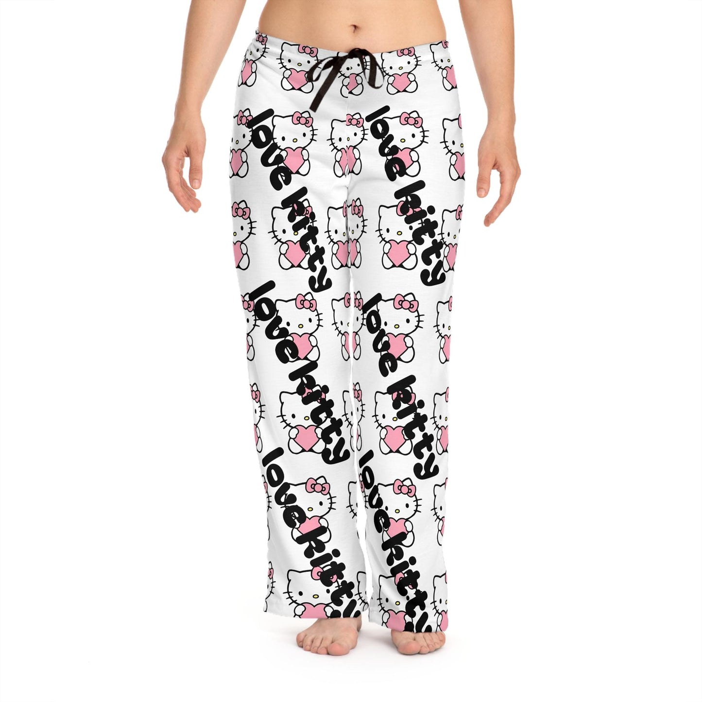 love kitty Women's Pajama Pants (AOP)