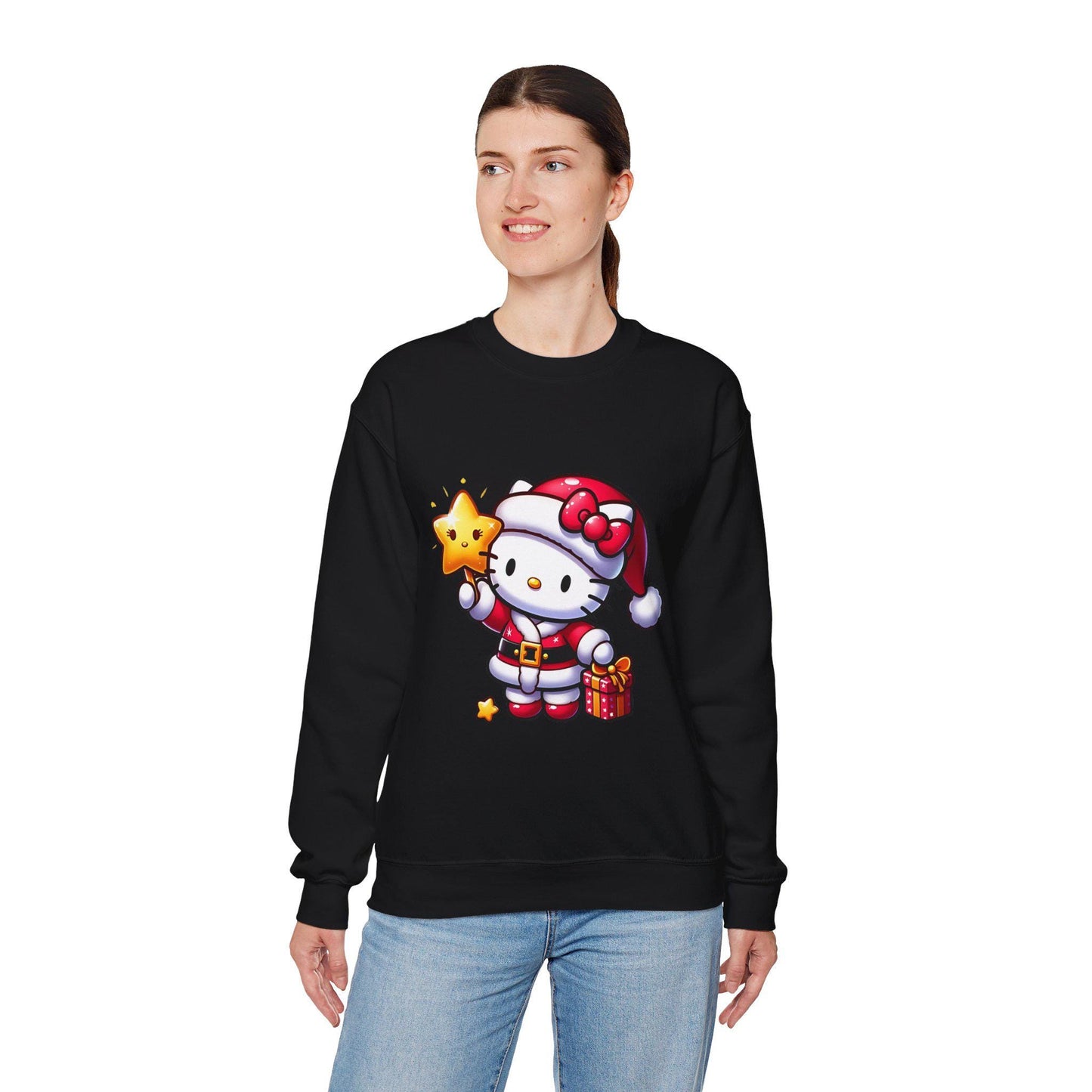 Bougie royale hello kitty Xmas Unisex Heavy Blend™ Crewneck Sweatshirt