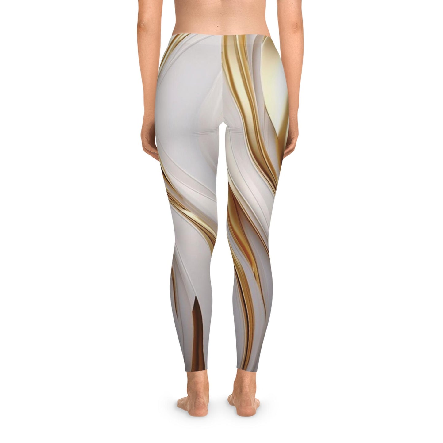 Coquettish style Stretchy Leggings (AOP)