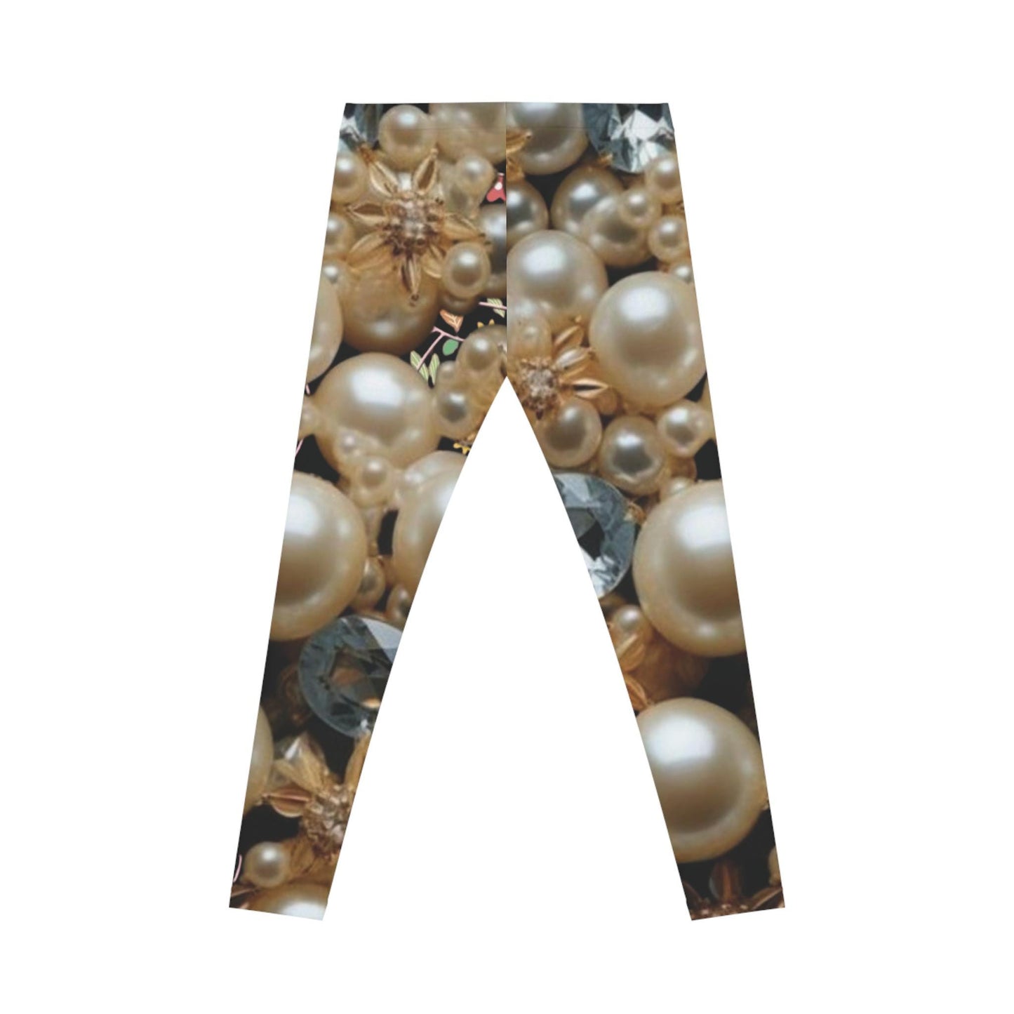 diamonds and pearls Women's Casual Leggings (AOP)