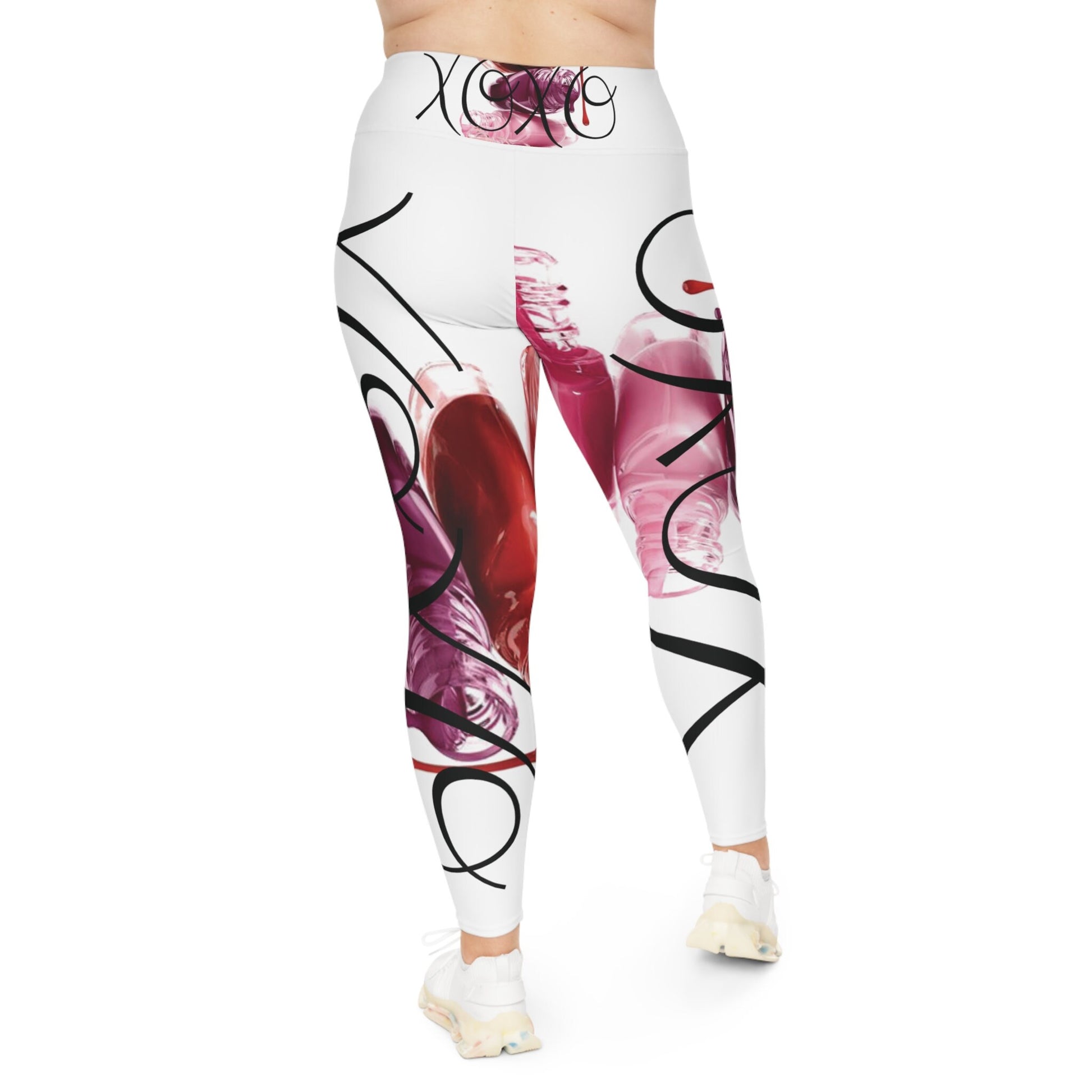 XOXO Plus Size Leggings by Bougie Royale, gift for mom, girlfriends, family, & friends