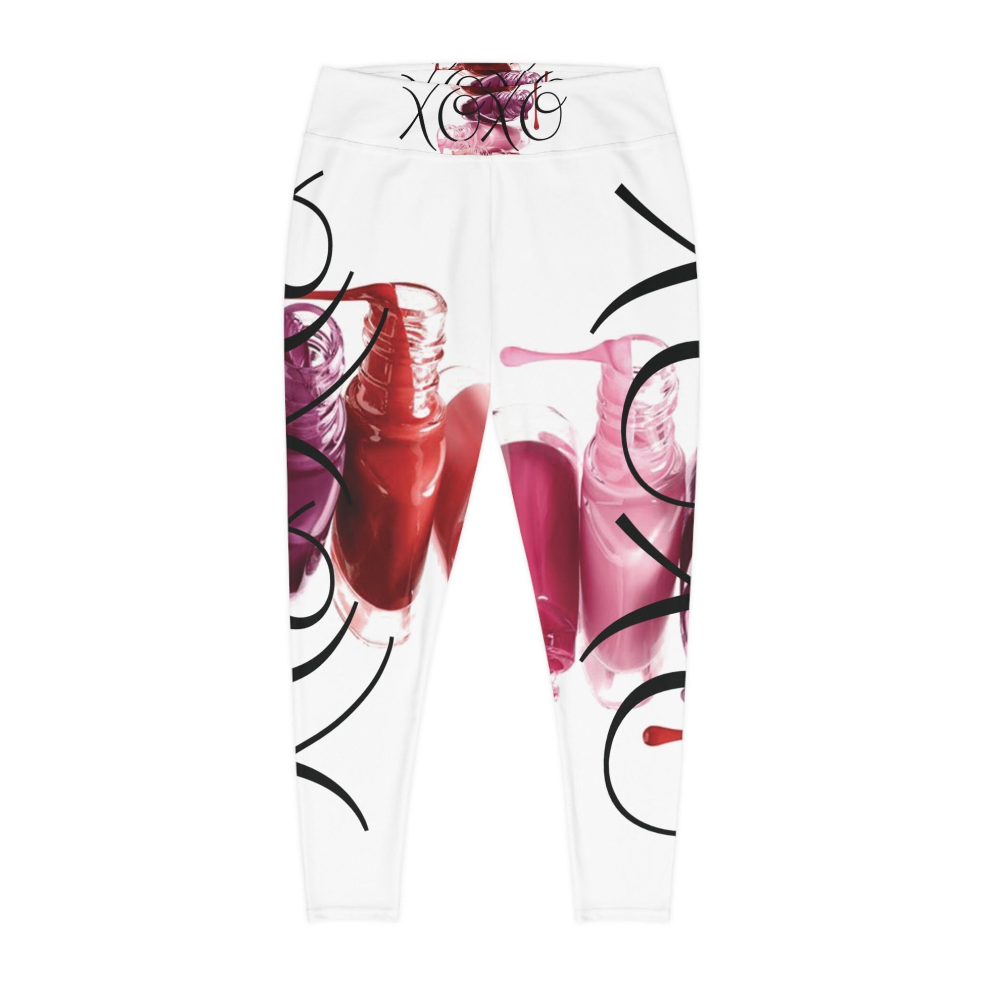 XOXO Plus Size Leggings by Bougie Royale, gift for mom, girlfriends, family, & friends