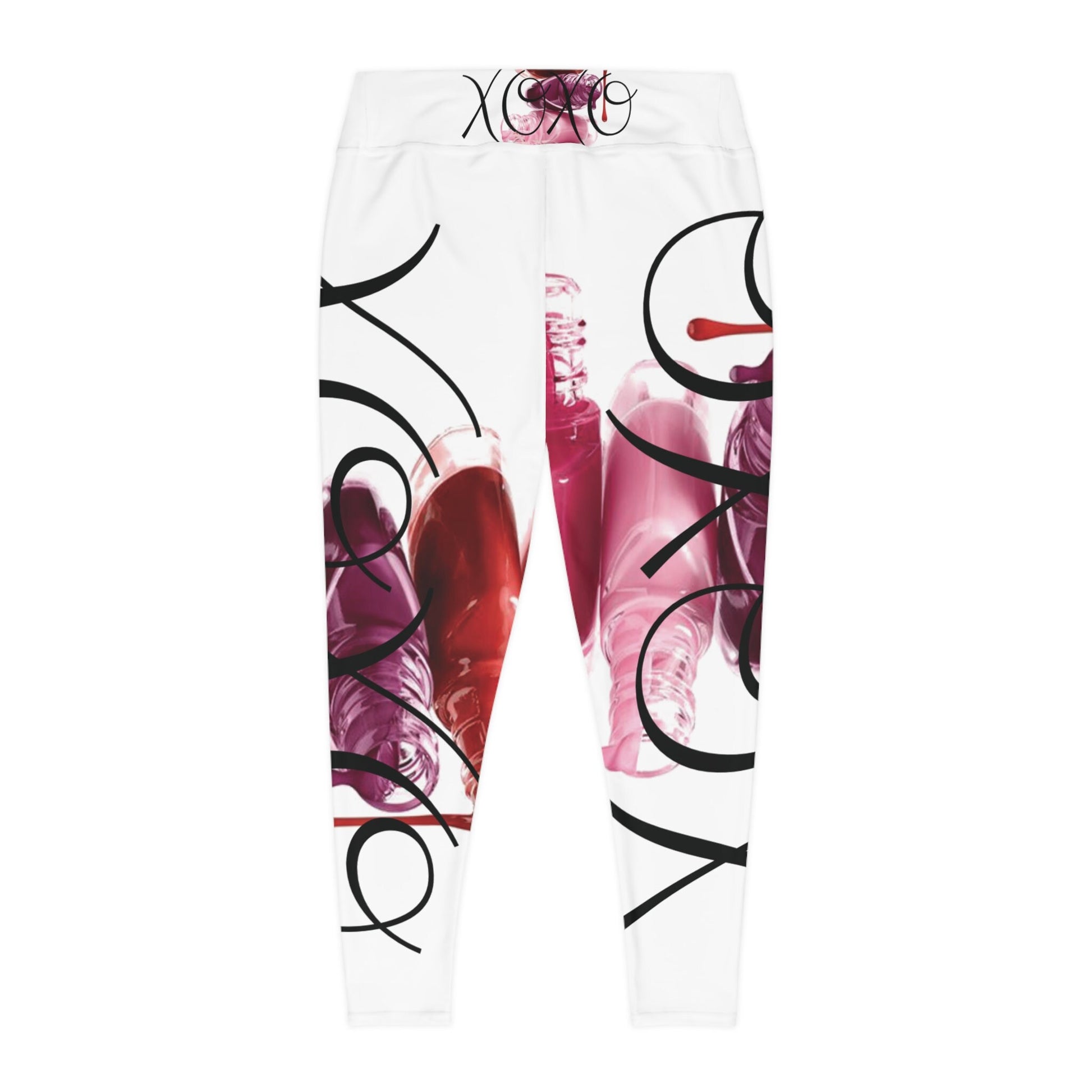 XOXO Plus Size Leggings by Bougie Royale, gift for mom, girlfriends, family, & friends