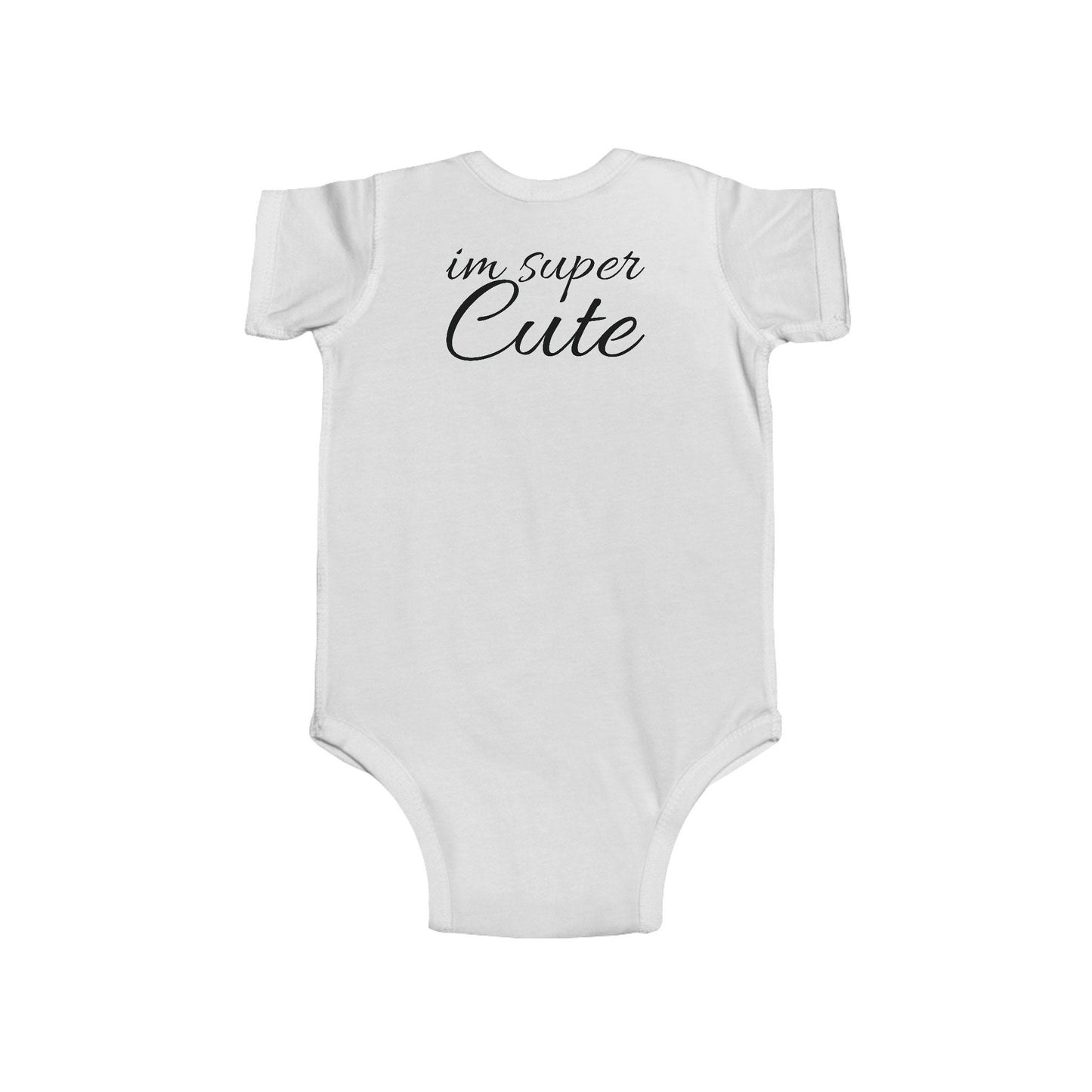 Custom-made I'm super cute Baby koala Infant Jersey Bodysuit for newborns to 24m