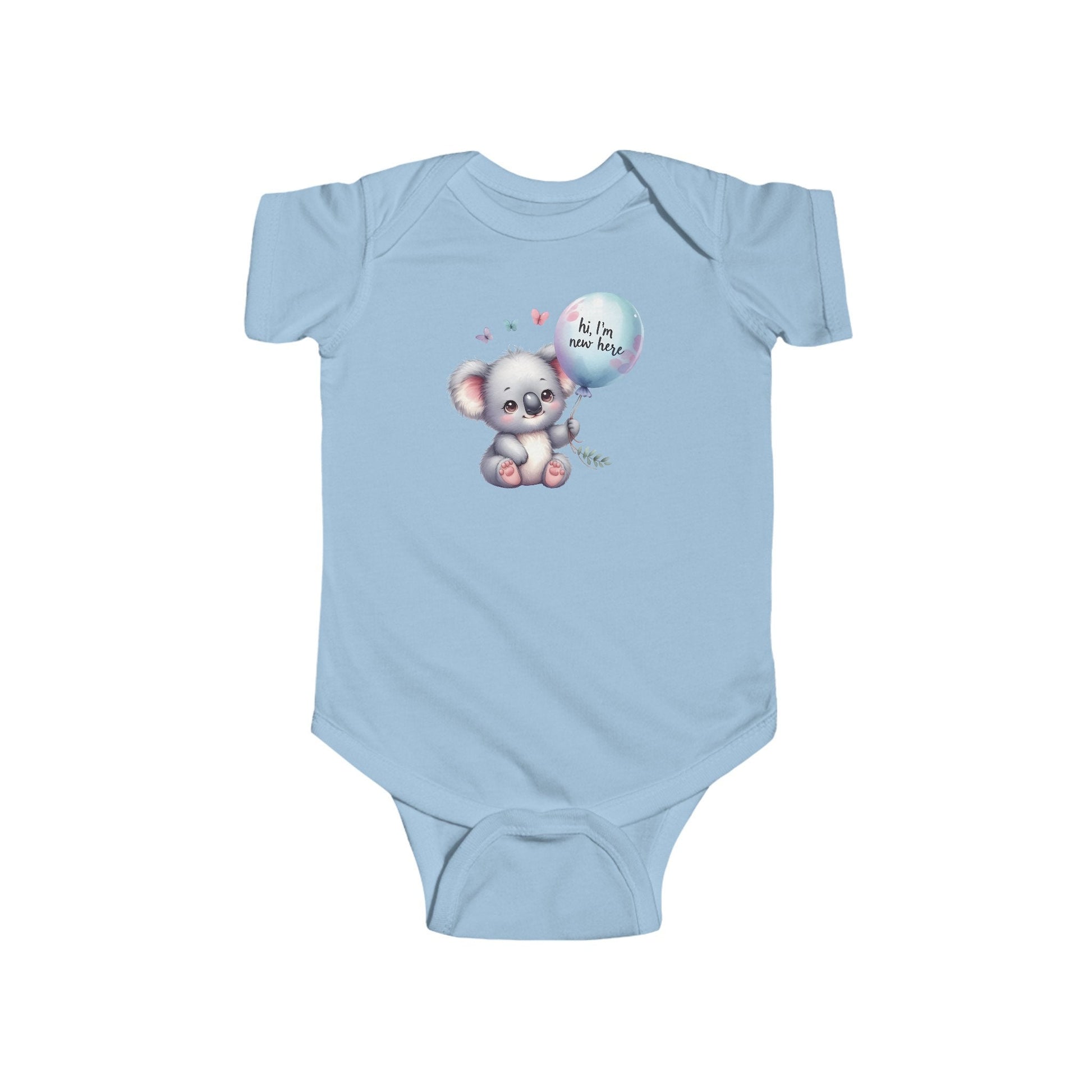 Custom-made I'm super cute Baby koala Infant Jersey Bodysuit for newborns to 24m