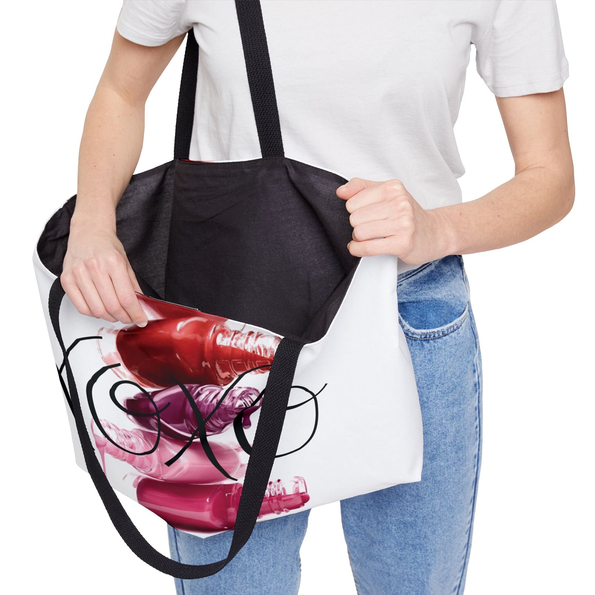 XOXO Bougie lipstick Weekender Tote Bag for ladies