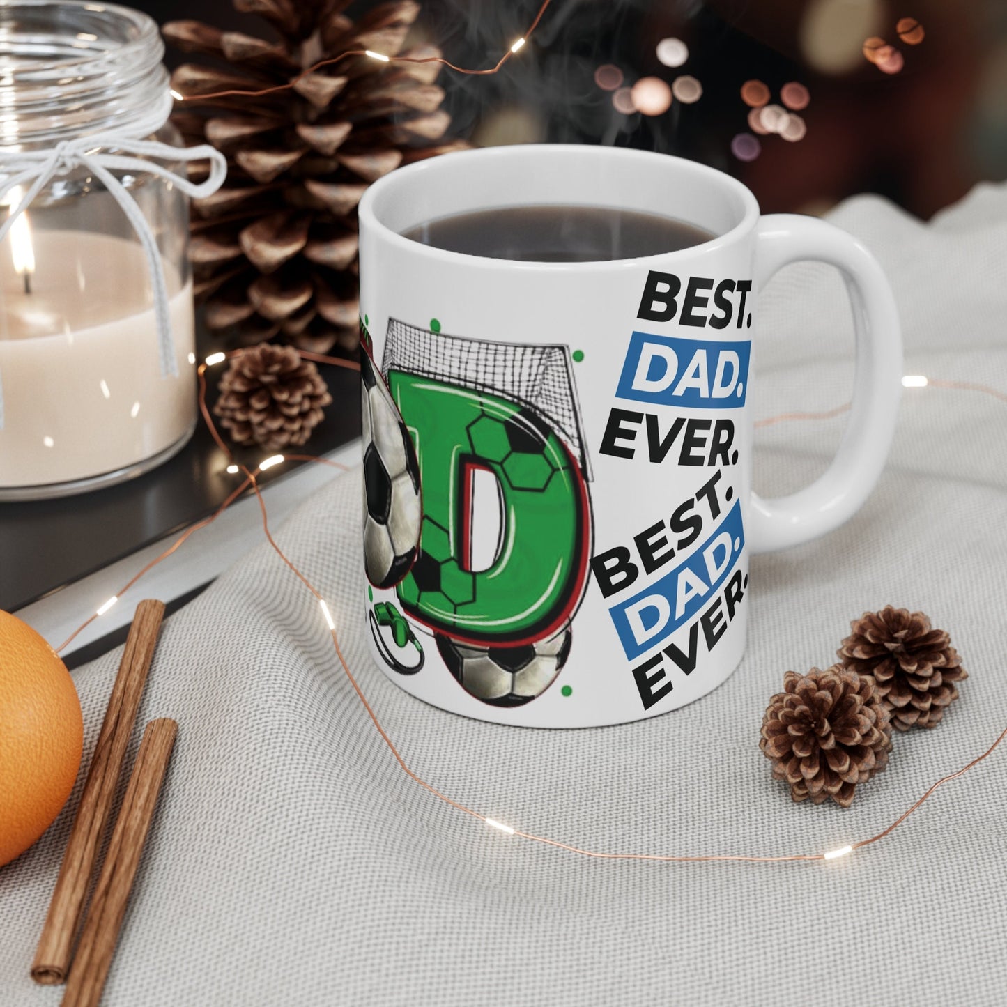 Best dad ever Funny Quote Coffee Mug - Unique Gift Idea, 11oz Ceramic Cup, Sarcastic Humor Teacup, Office Desk Decor, Novelty Quote Mug