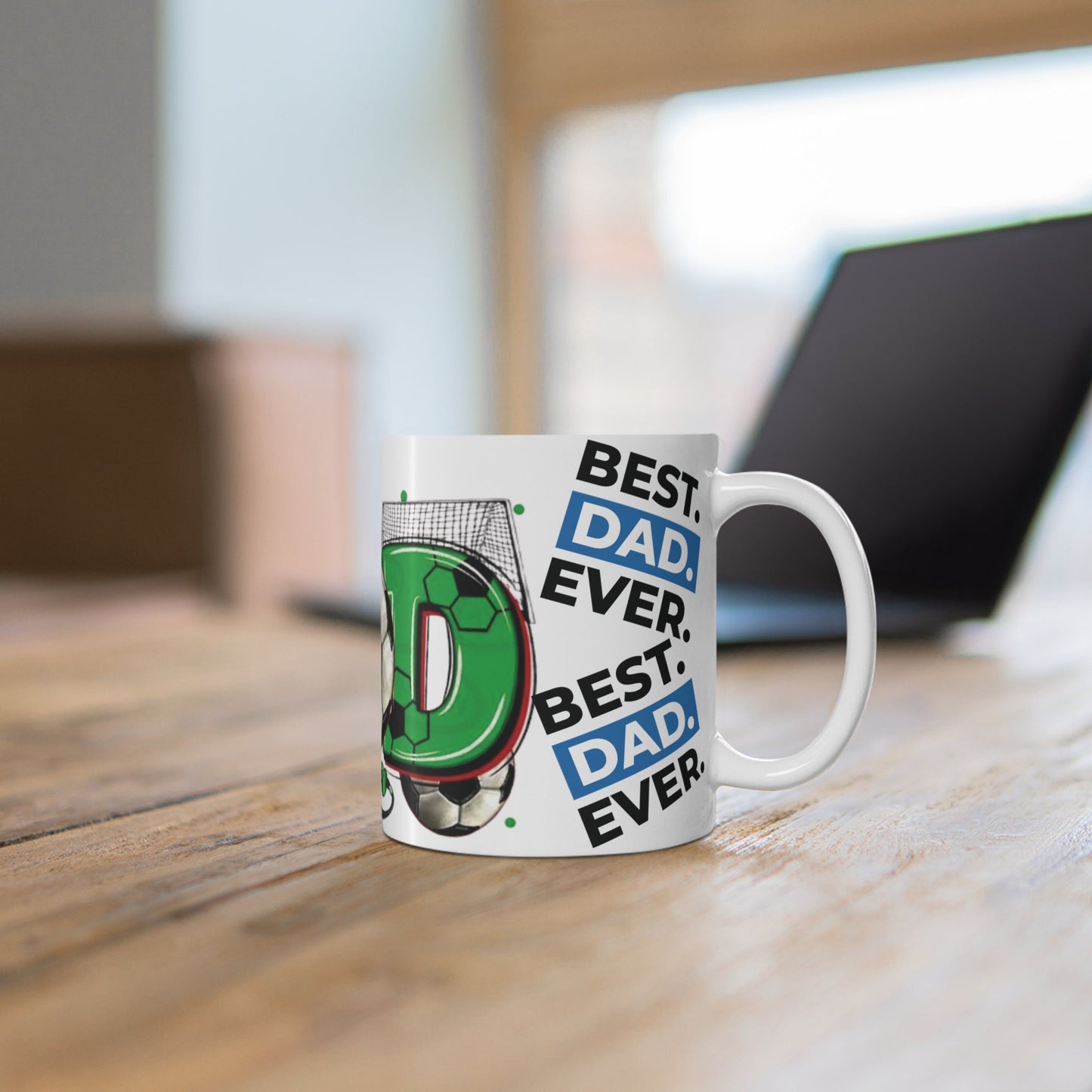 Best dad ever Funny Quote Coffee Mug - Unique Gift Idea, 11oz Ceramic Cup, Sarcastic Humor Teacup, Office Desk Decor, Novelty Quote Mug