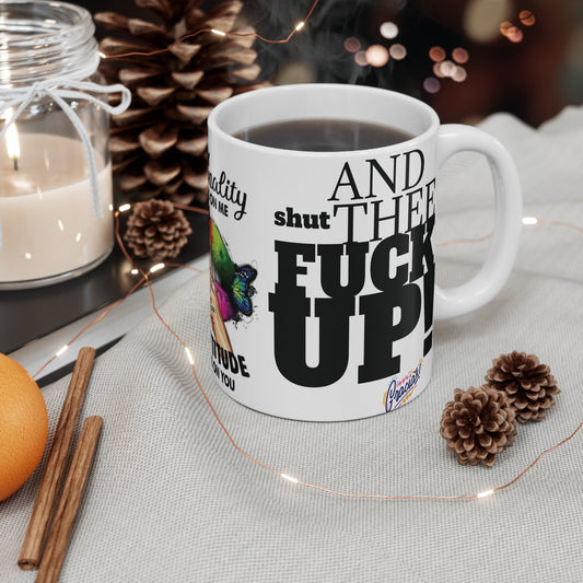 Funny Quote Coffee Mug - Unique Gift Idea for Coffee Lovers, 11oz Ceramic Cup, Sarcastic Humor Teacup, Office Desk Decor, Novelty Quote Mug