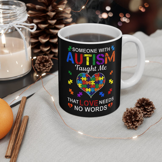 Crush Autism Support Mug, great gifts for the holidays, and autism research