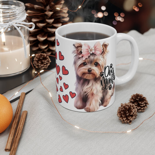 Cutesy Doggy Mug, Funny Quote Coffee Mug - Unique Gift Idea, 11oz Ceramic Cup, Office Desk Decor, Novelty Quote Mug