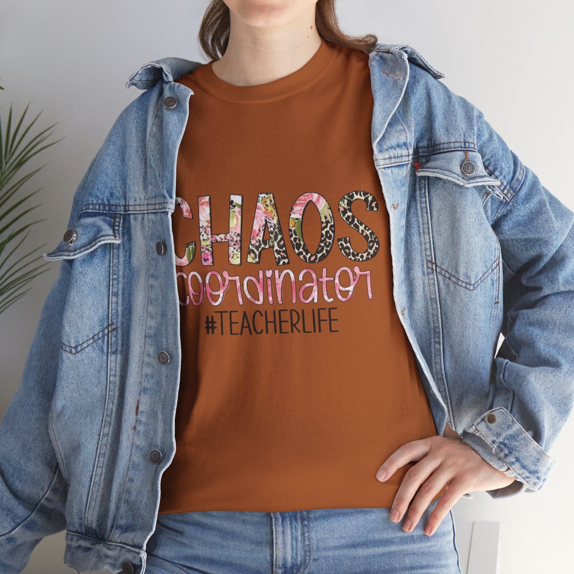 Chaos coordinator Tee, Funny Shirts for Mom, Comfort shirt, Womens Graphic Tee, Best Friend Gift Funny, Fitness Shirt, Gift for Her