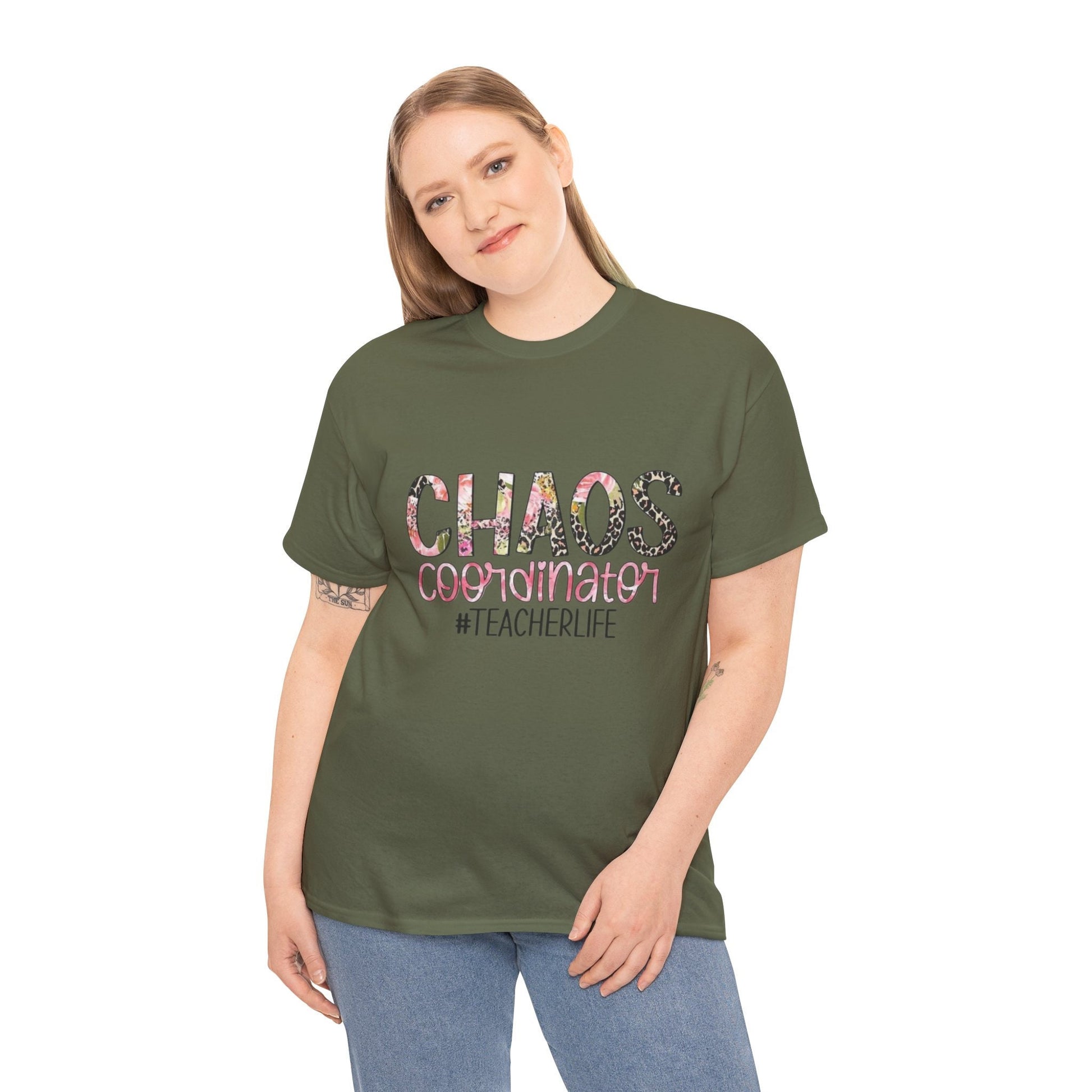 Chaos coordinator Tee, Funny Shirts for Mom, Comfort shirt, Womens Graphic Tee, Best Friend Gift Funny, Fitness Shirt, Gift for Her