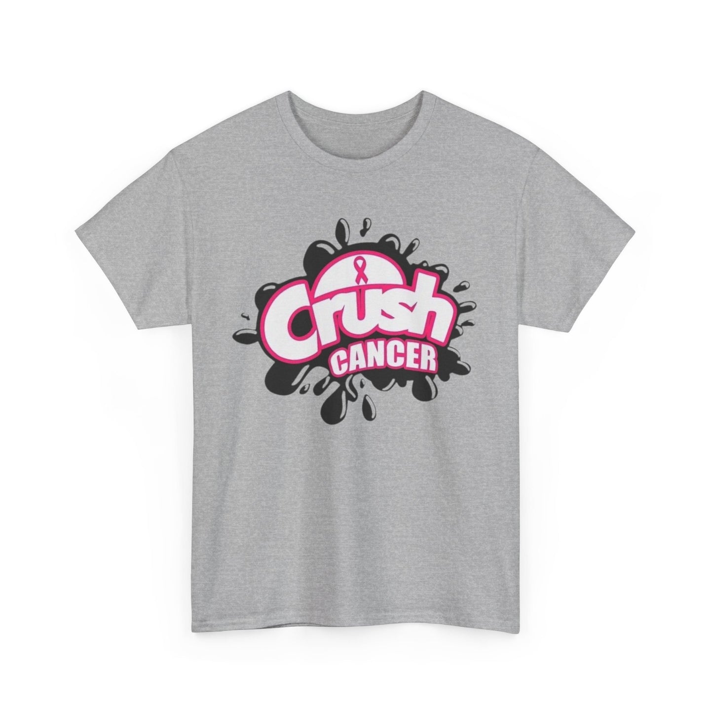 Crush Cancer Tee, Support cancer research, men, women, kids, family members and friends.