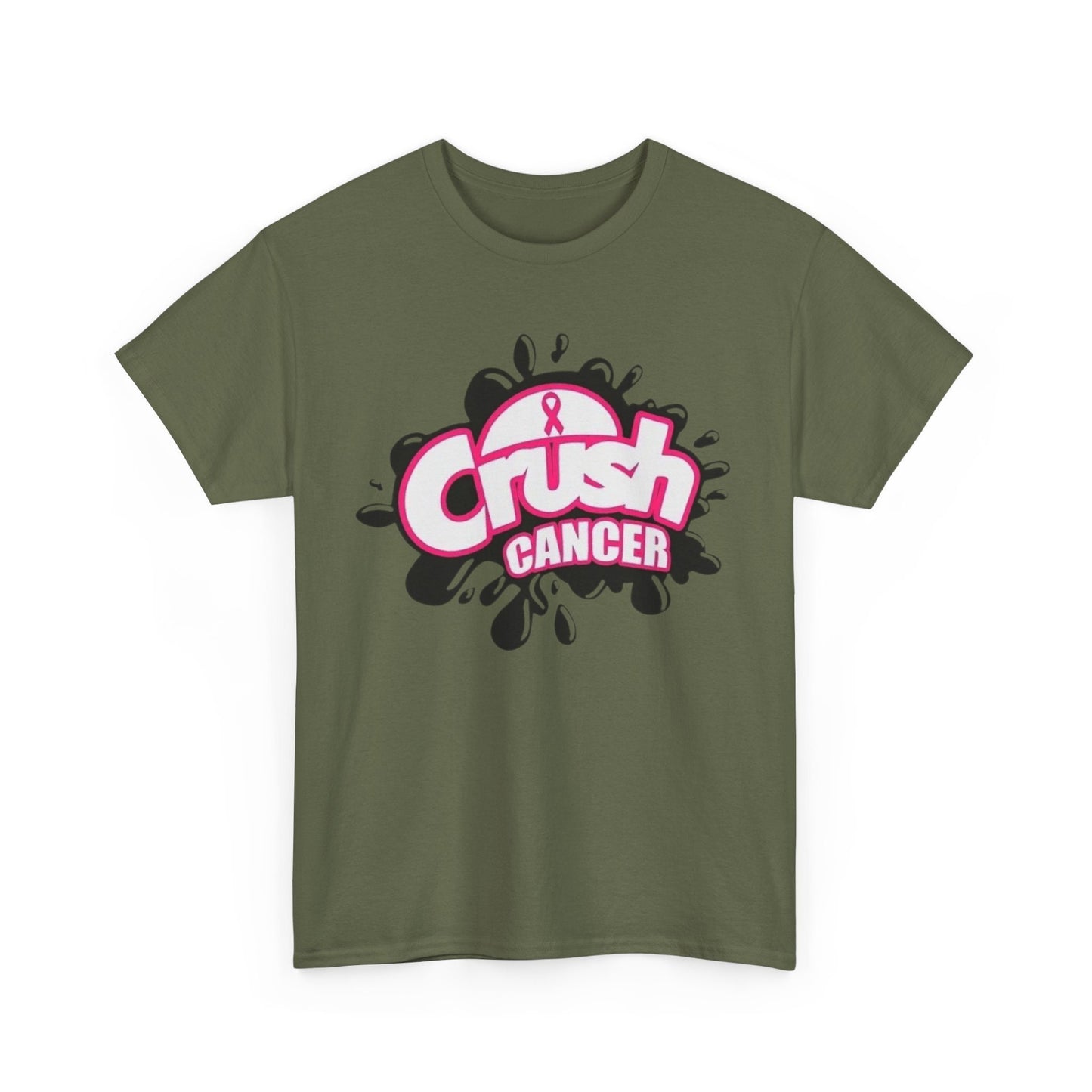 Crush Cancer Tee, Support cancer research, men, women, kids, family members and friends.