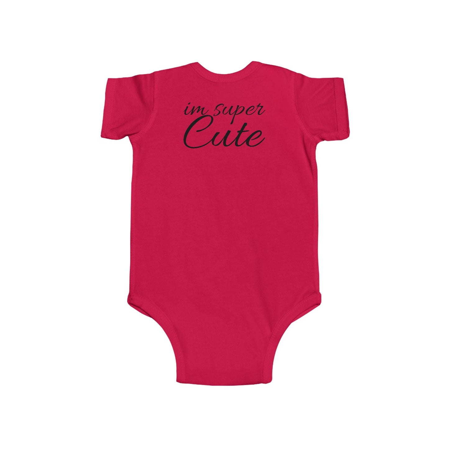 Custom-made I'm super cute Baby koala Infant Jersey Bodysuit for newborns to 24m