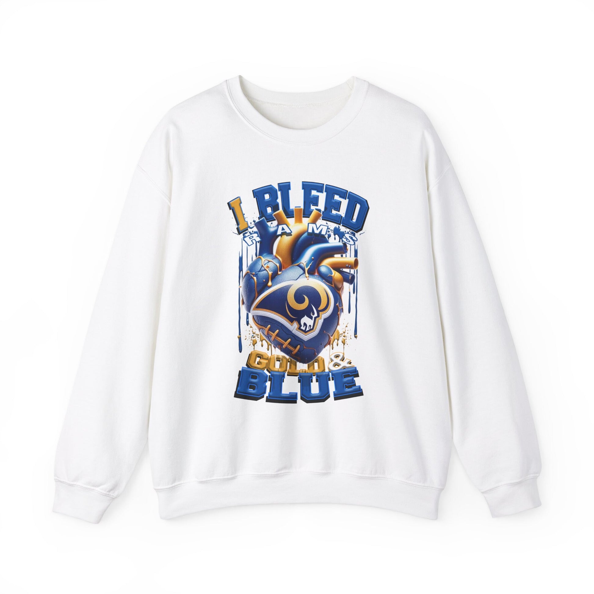 Los Angeles Rams Inspired Heavy Blend™ Crewneck Sweatshirt