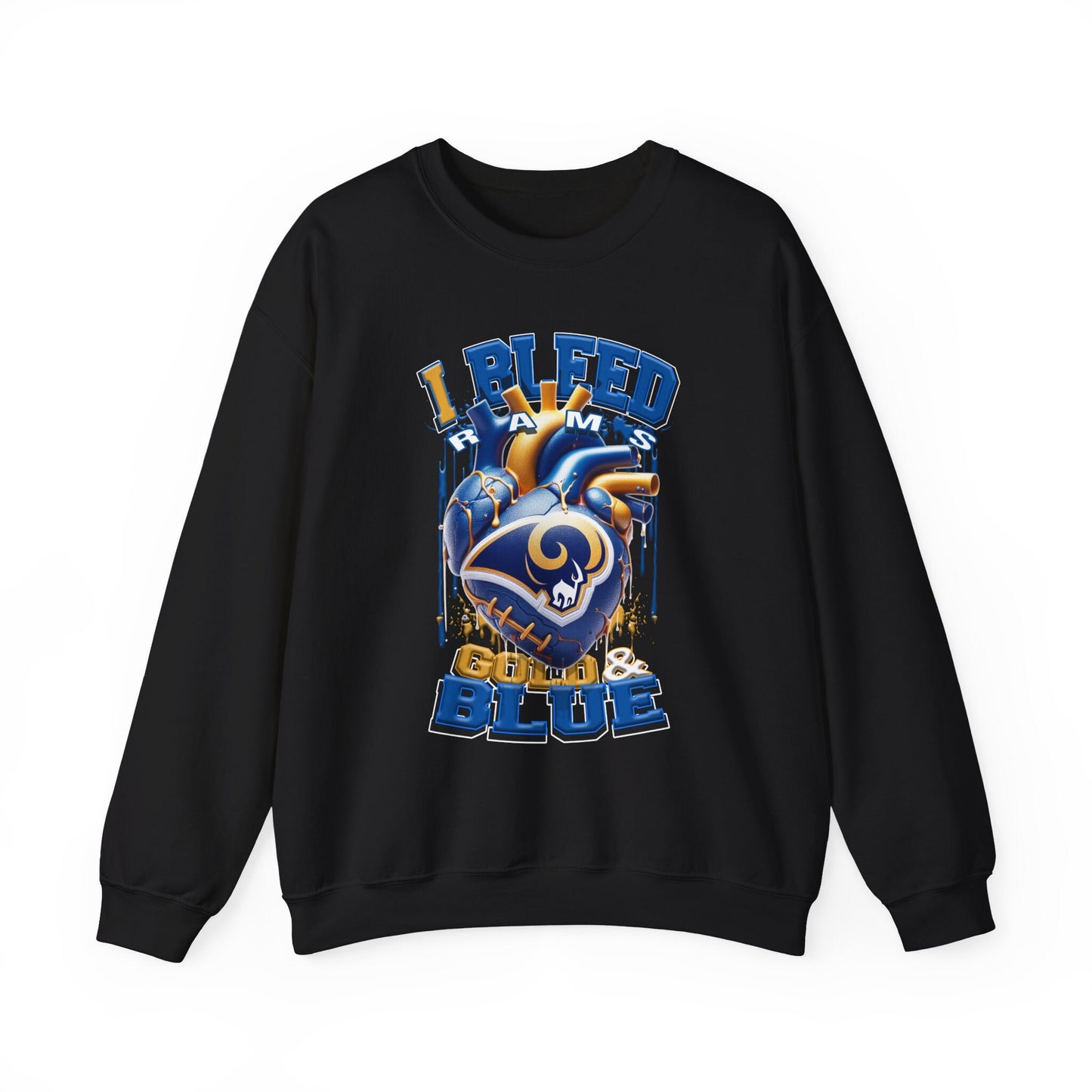 Los Angeles Rams Inspired Heavy Blend™ Crewneck Sweatshirt