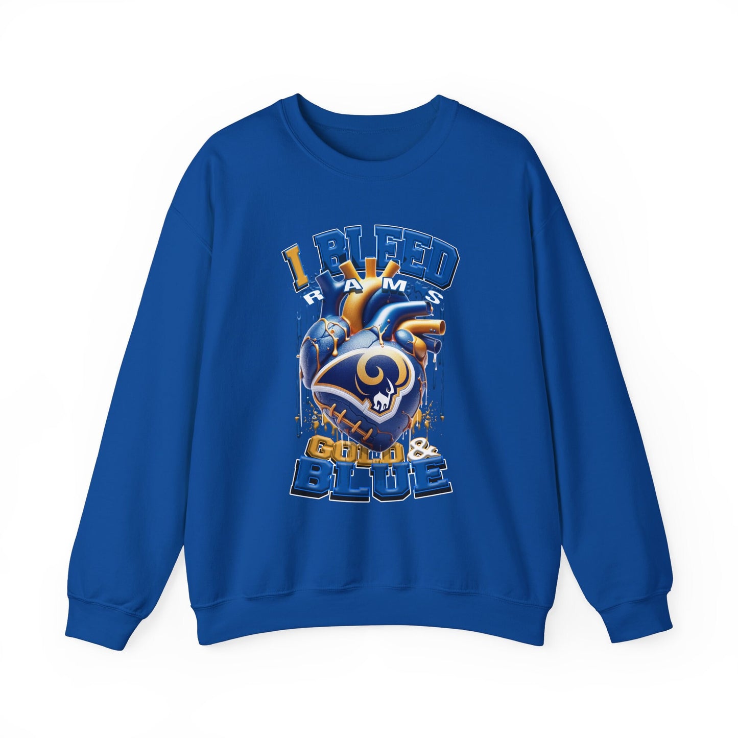 Los Angeles Rams Inspired Heavy Blend™ Crewneck Sweatshirt